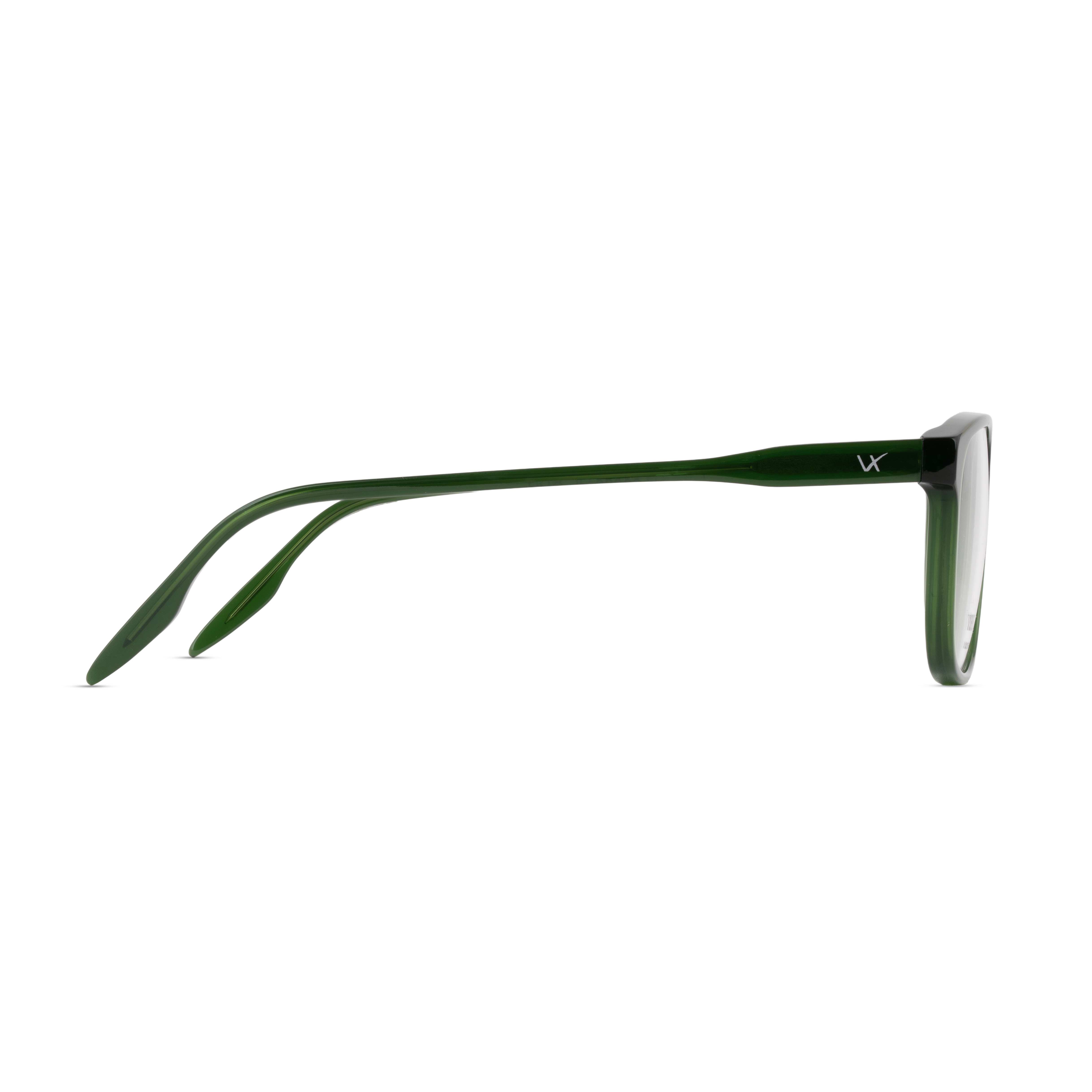 Green Square Frames for Men