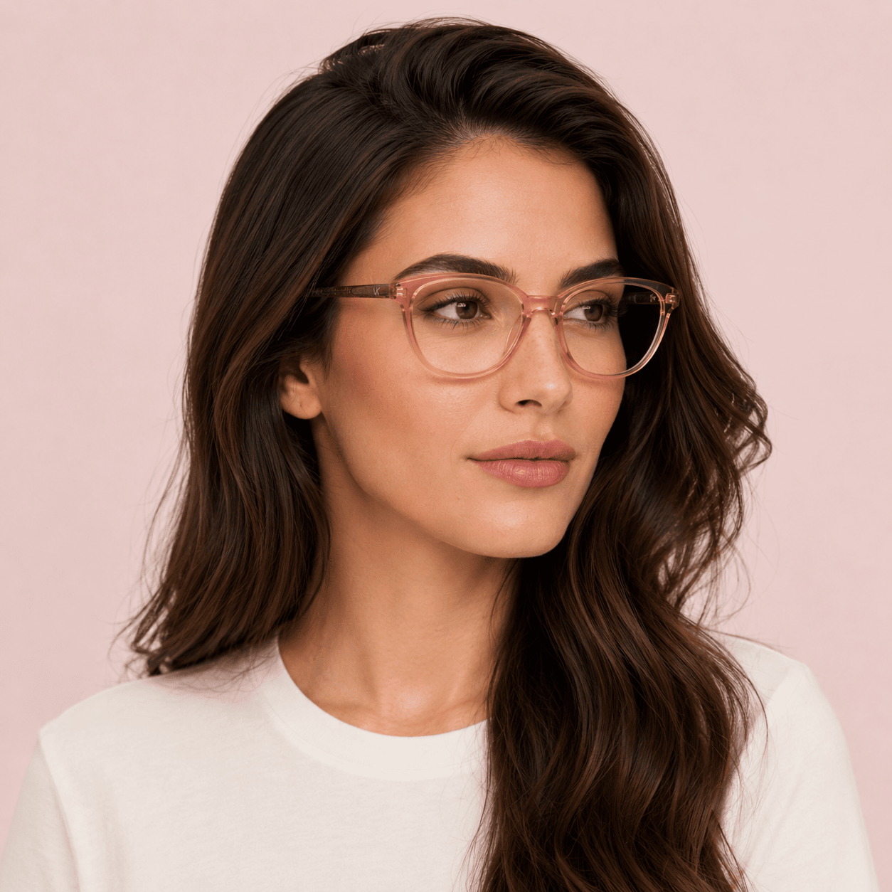 Pink Square Frames for Women