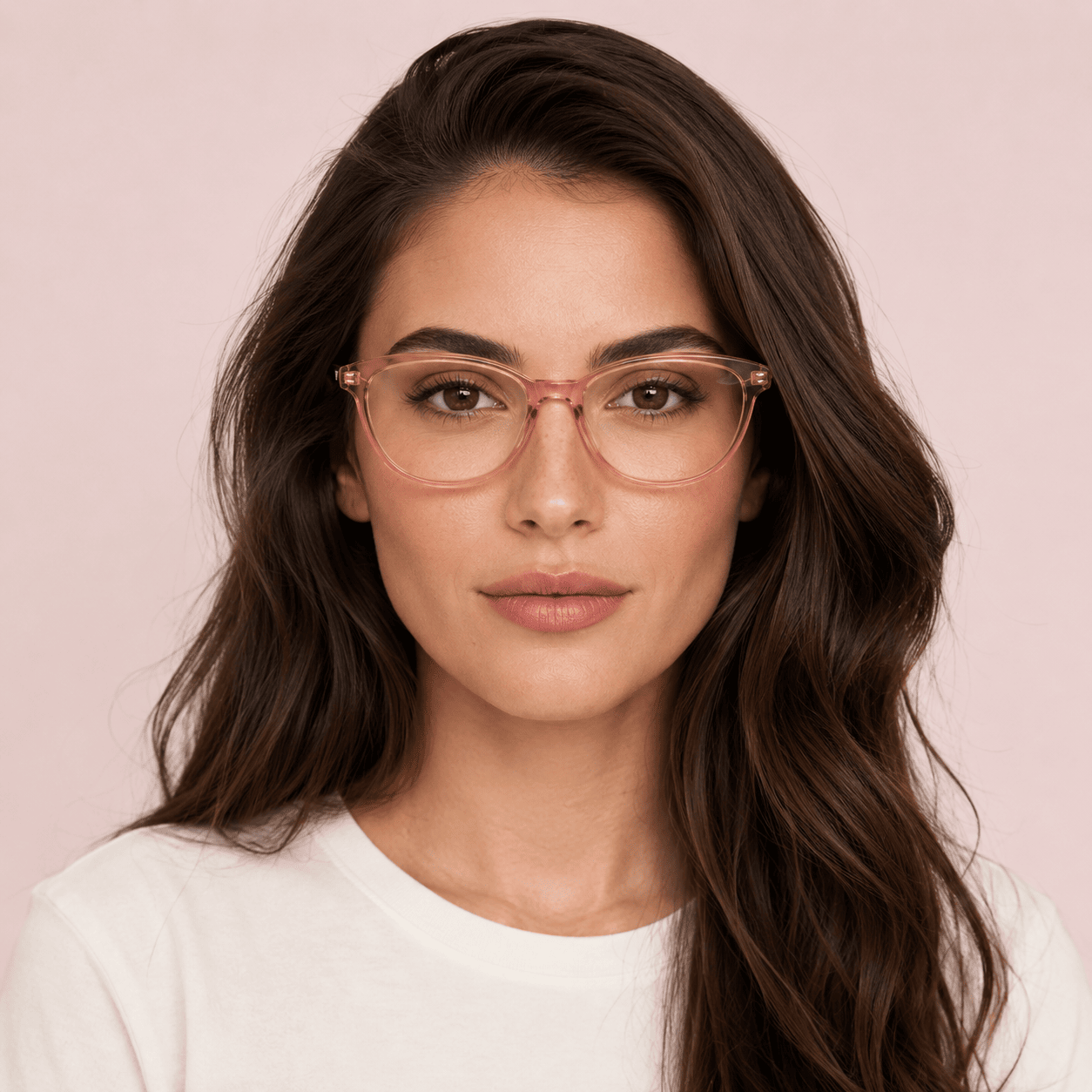 Pink Square Frames for Women