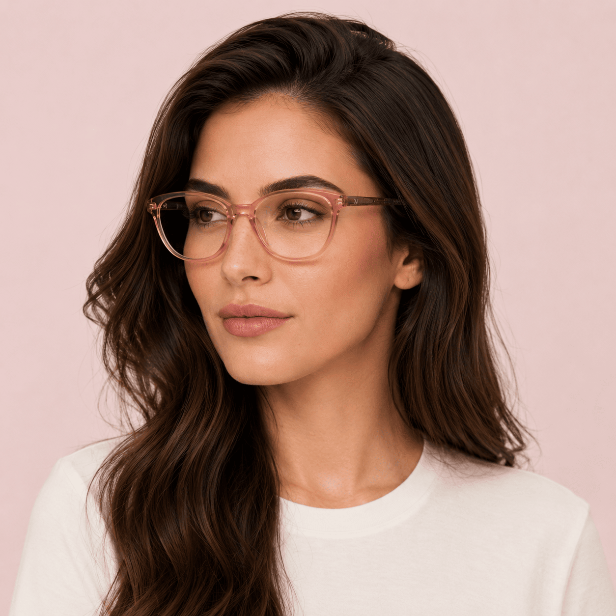 Pink Square Frames for Women