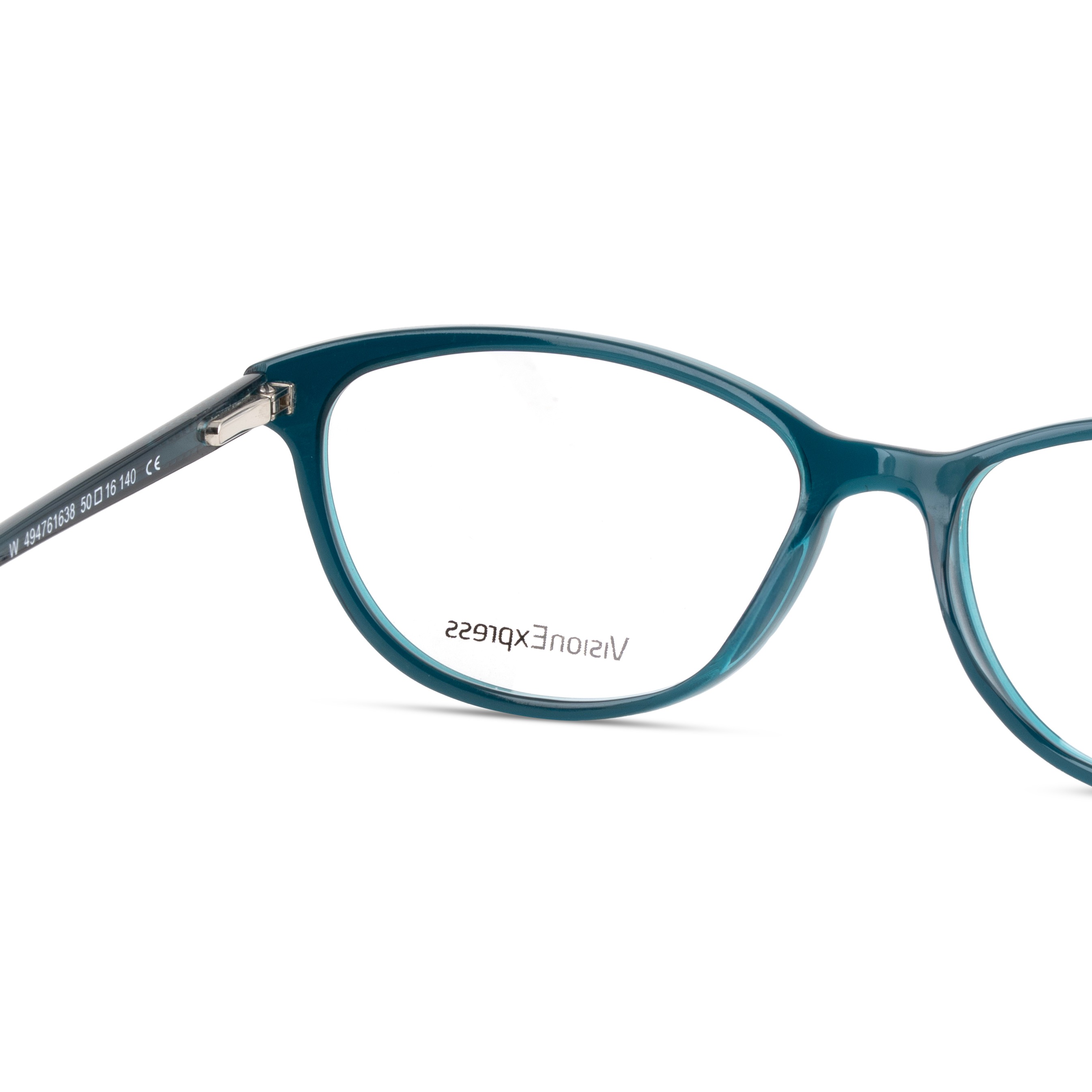 Teal Cat Eye Frames for Women