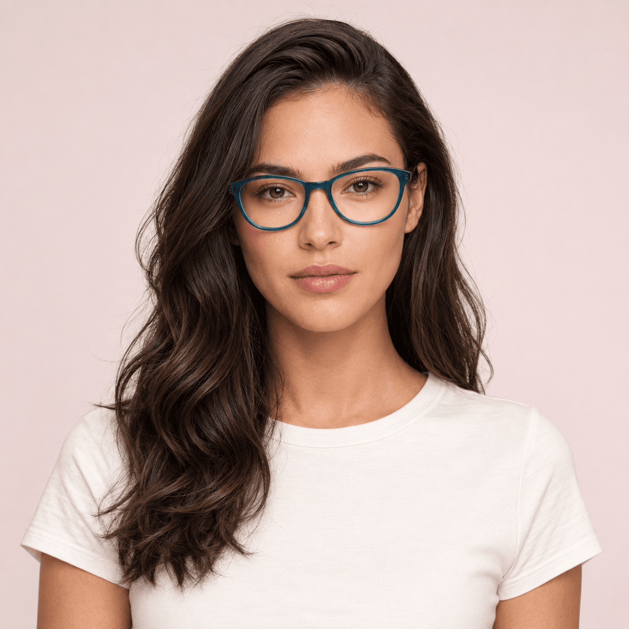 Teal Cat Eye Frames for Women