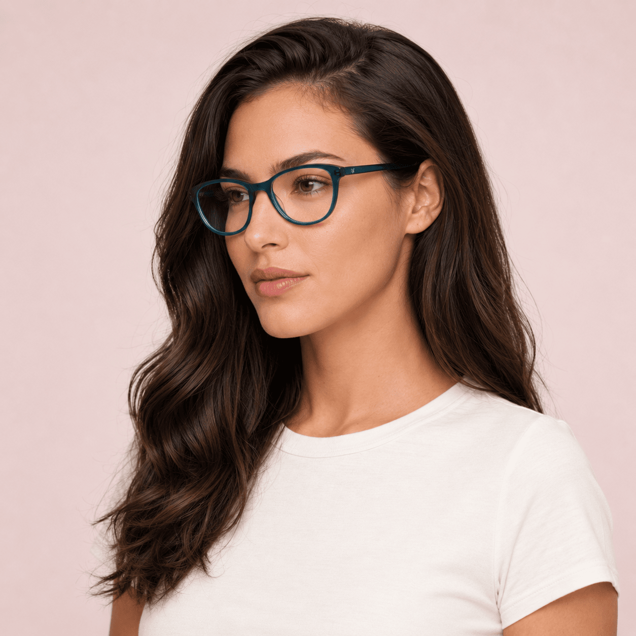 Teal Cat Eye Frames for Women