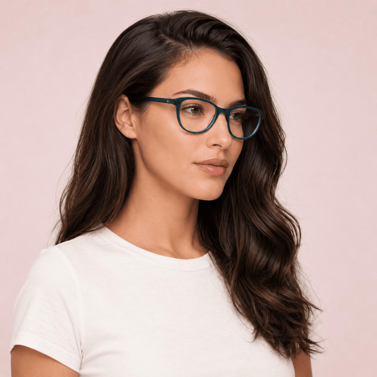 Teal Cat Eye Frames for Women