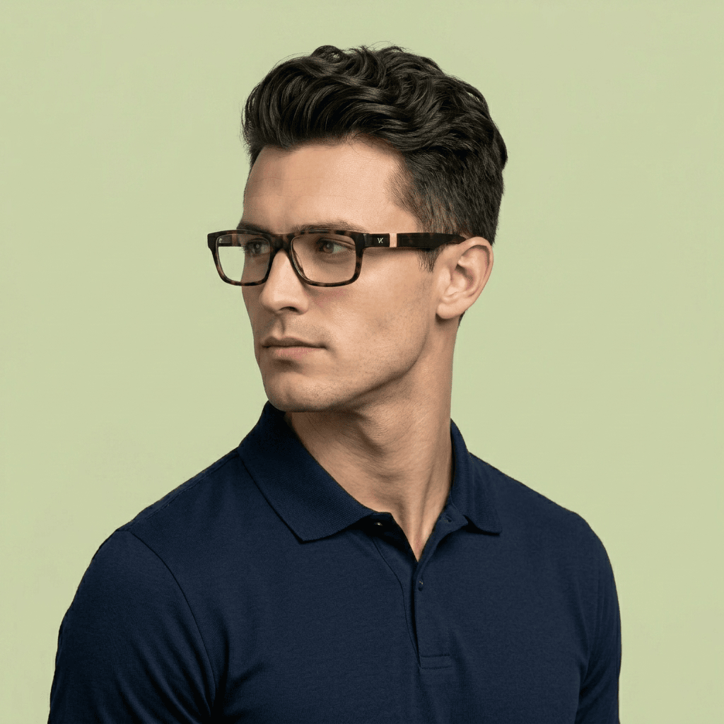 Brown Rectangle Frames for Men