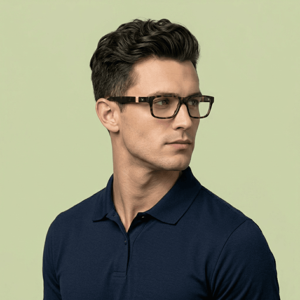 Brown Rectangle Frames for Men