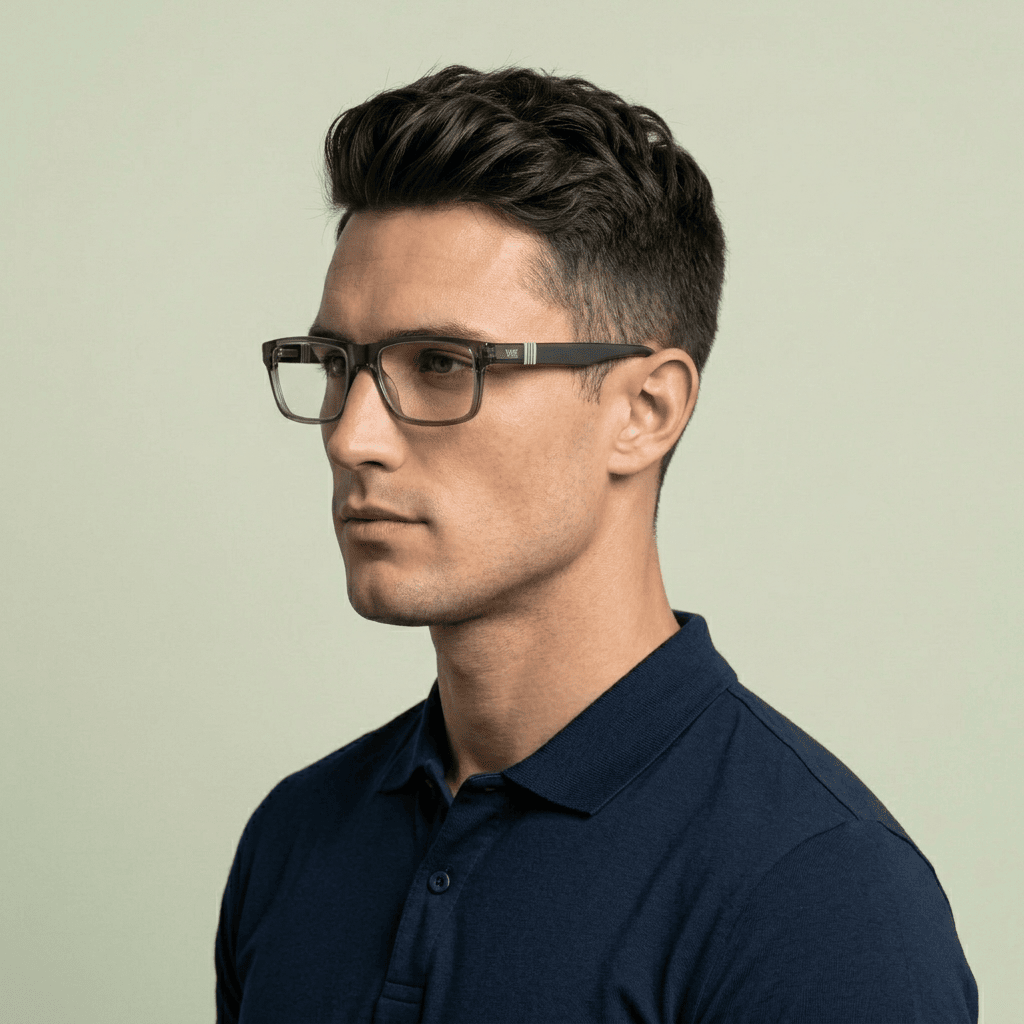 Grey Rectangle Frames for Men