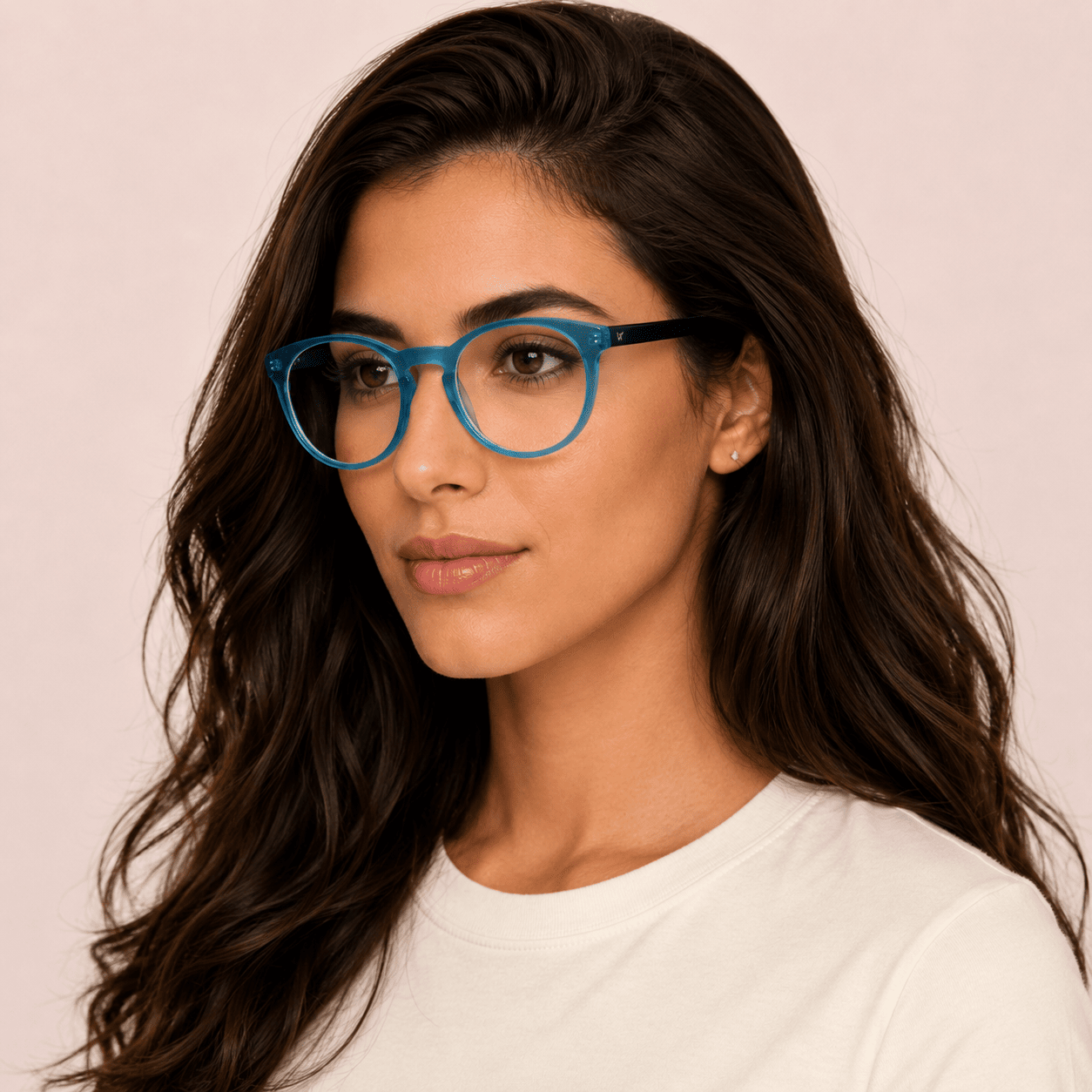 Blue Round Frames for Women
