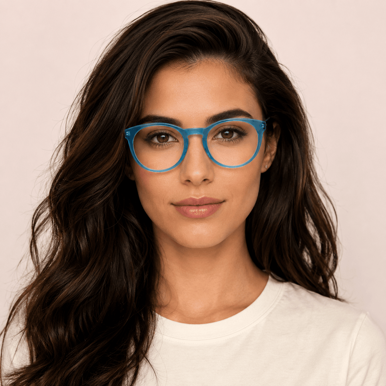 Blue Round Frames for Women