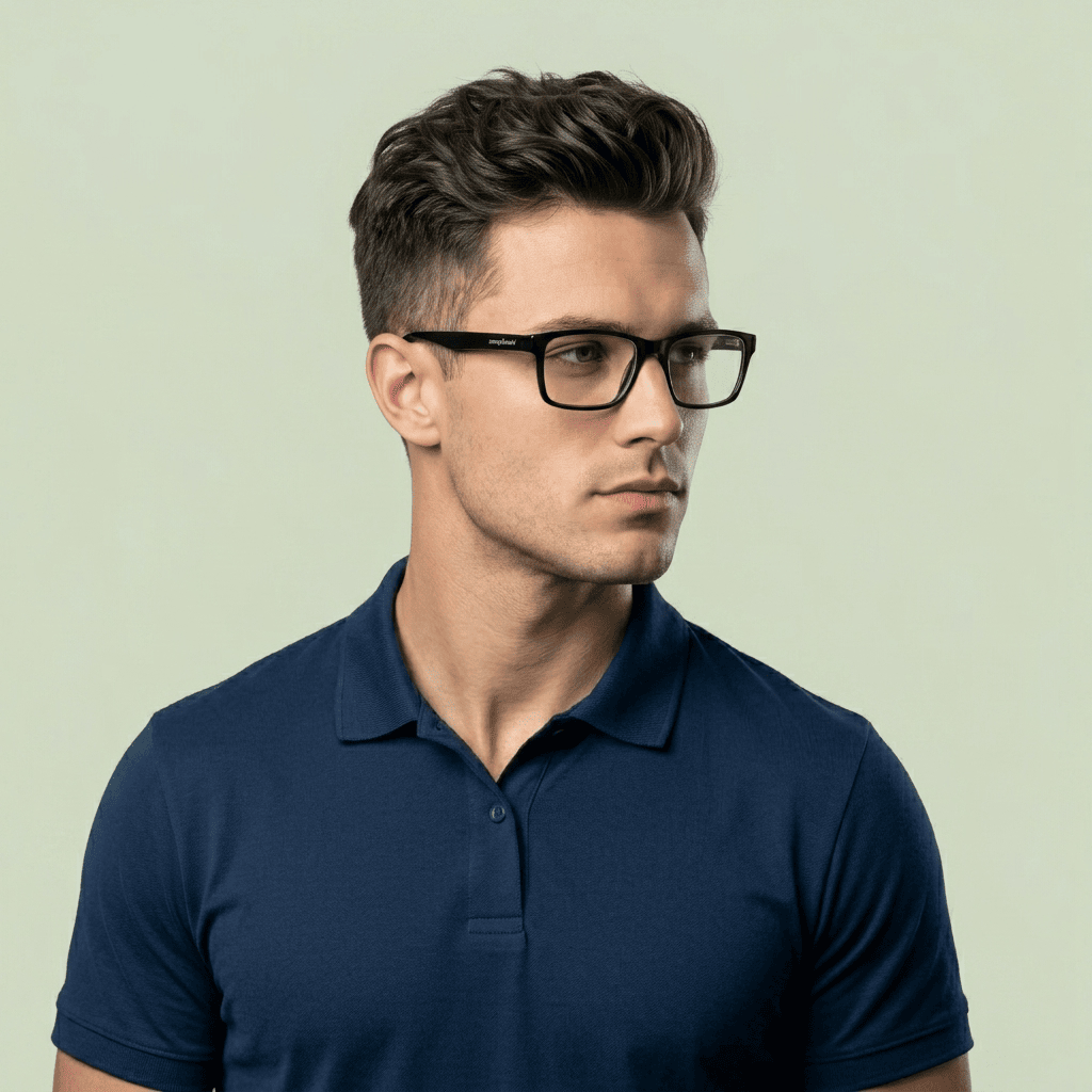 Black Round Frames for Men