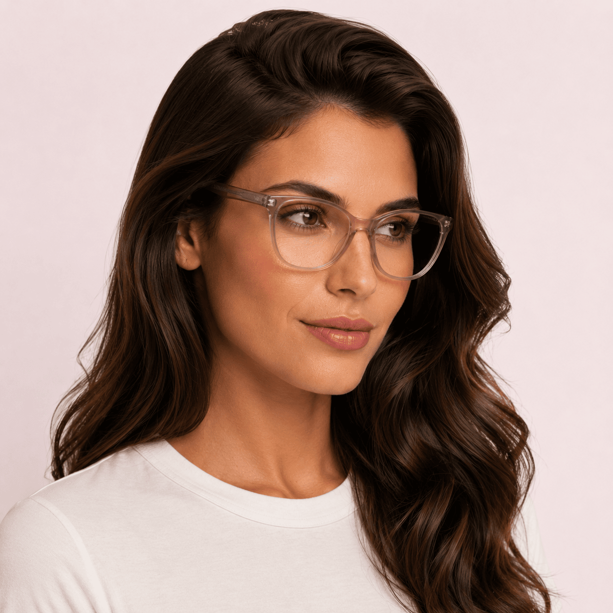 Pink Cat Eye Frames for Women