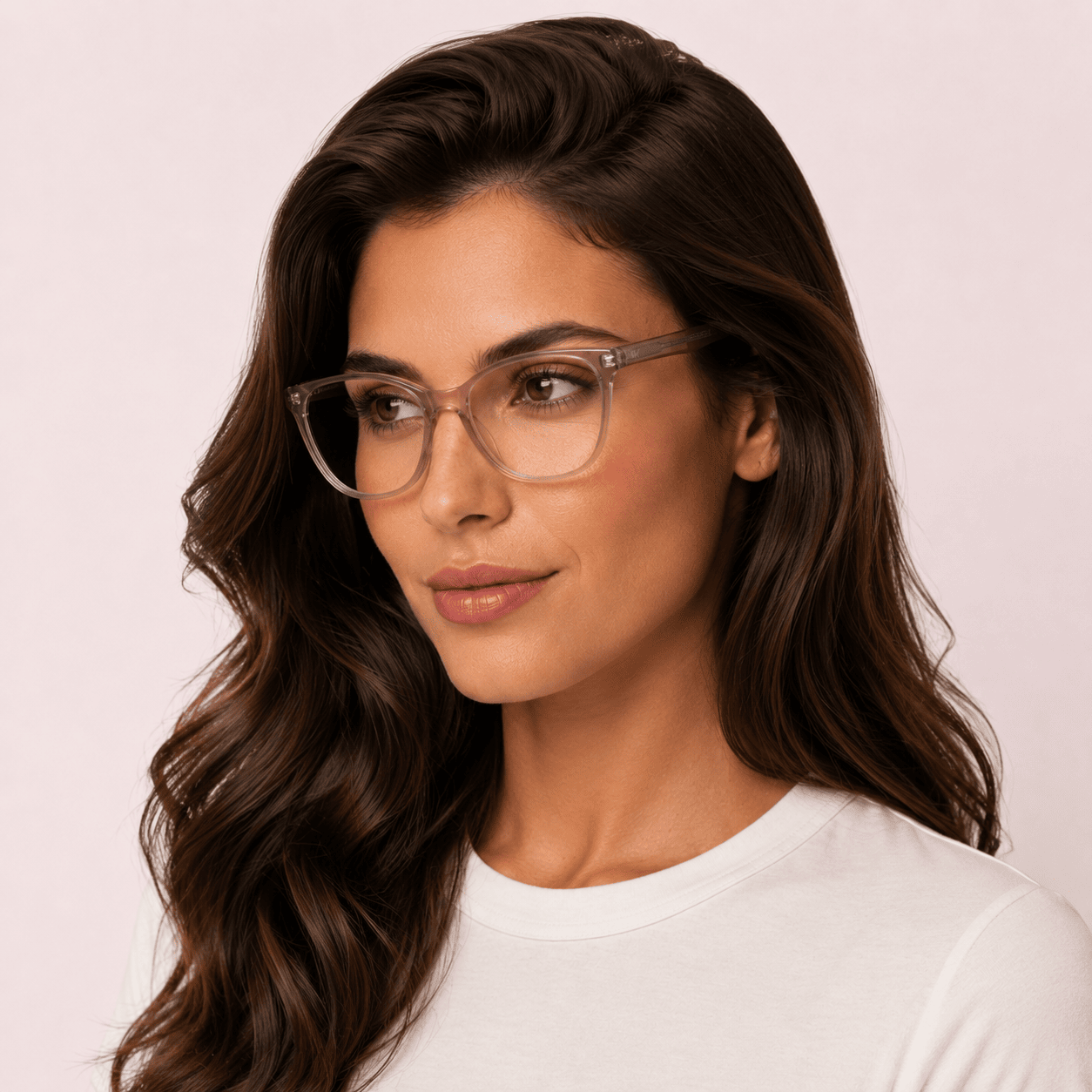Pink Cat Eye Frames for Women