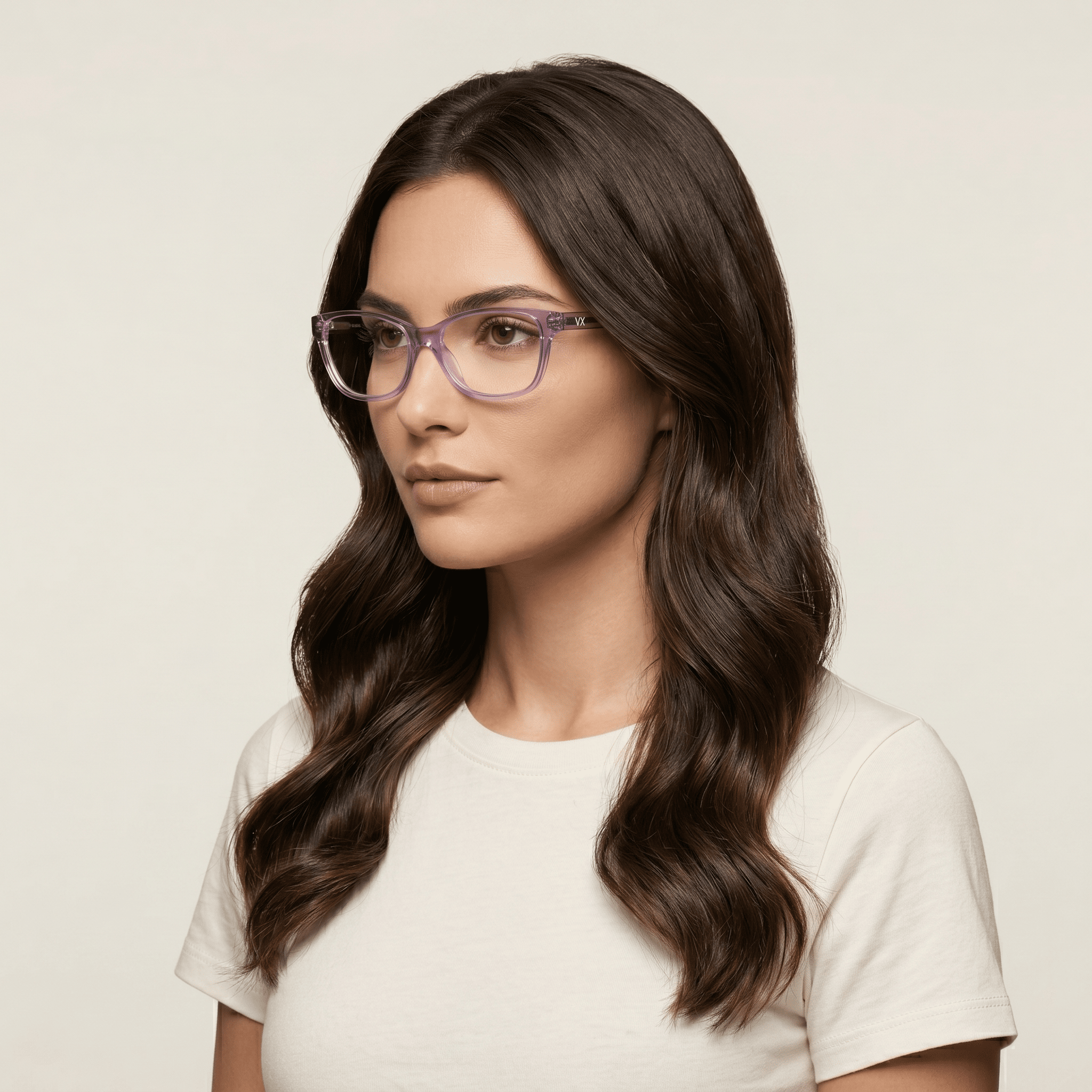 Purple Cat Eye Frames for Women