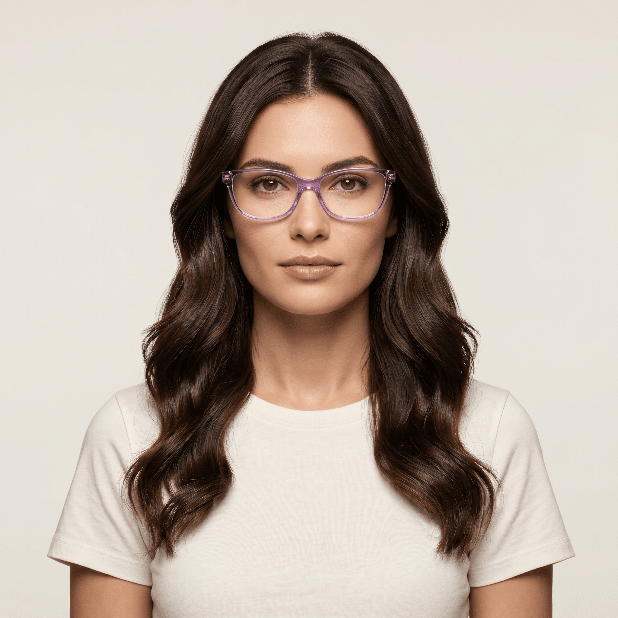 Purple Cat Eye Frames for Women