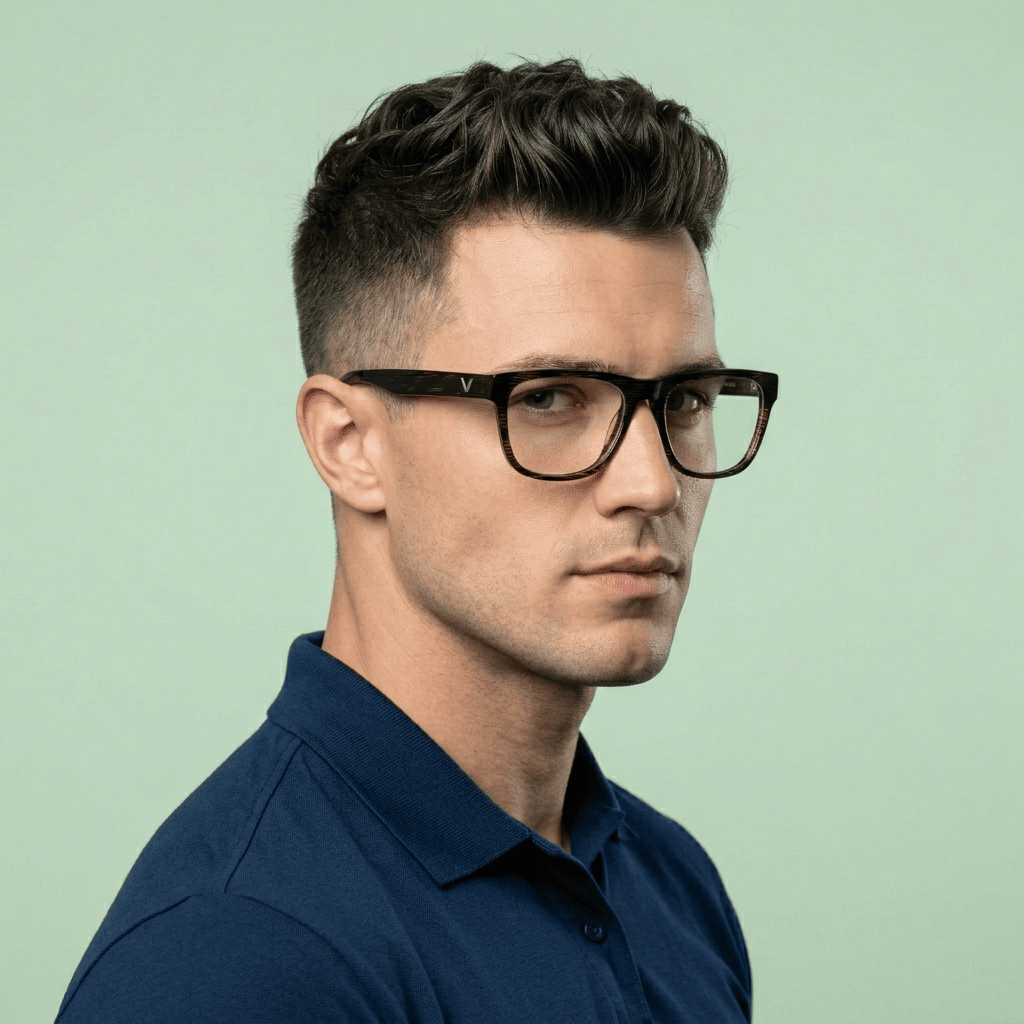 Brown Cat Eye Frames for Men