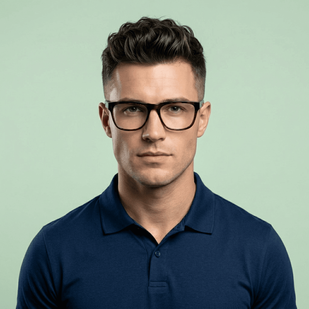 Brown Cat Eye Frames for Men