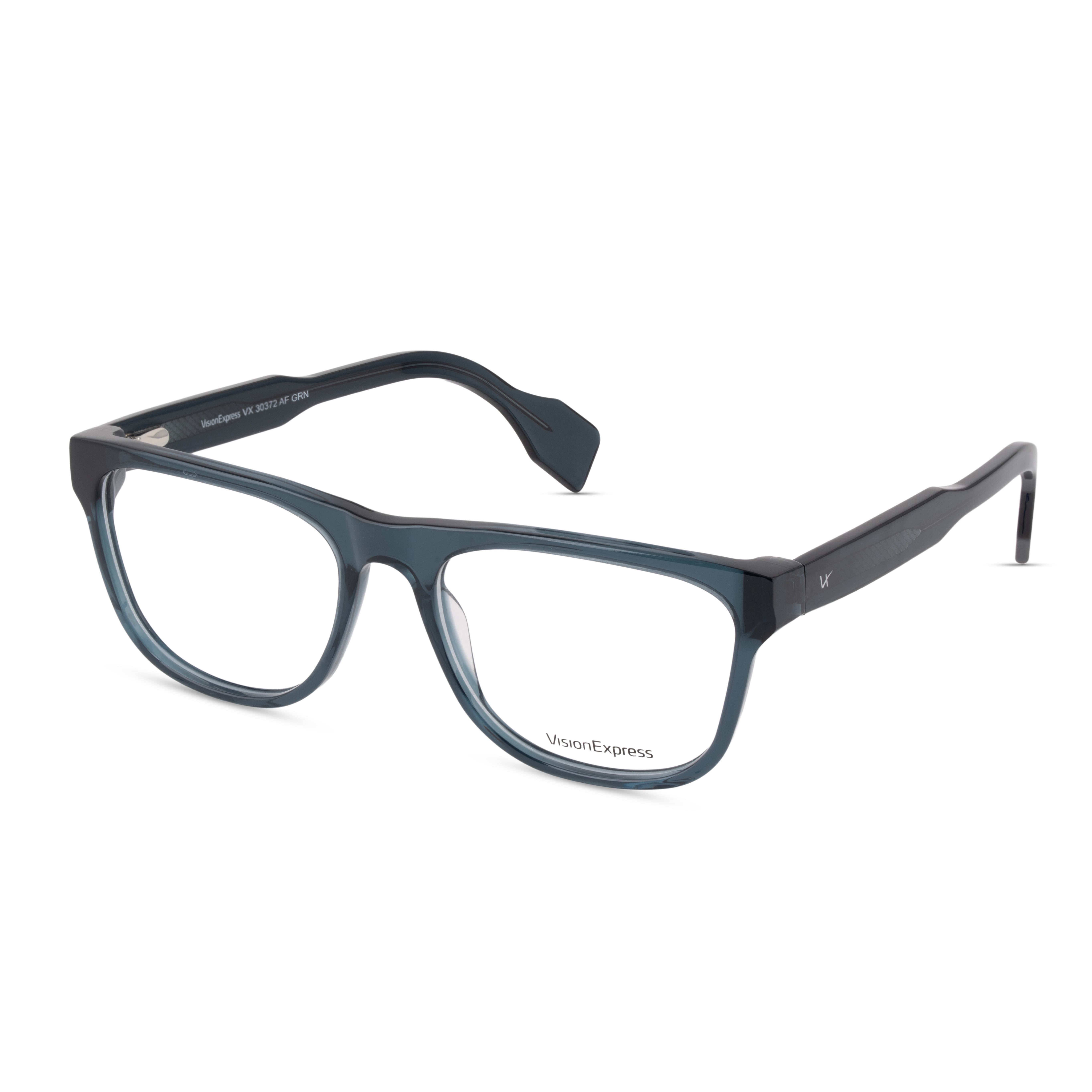 Green Square Frames for Men