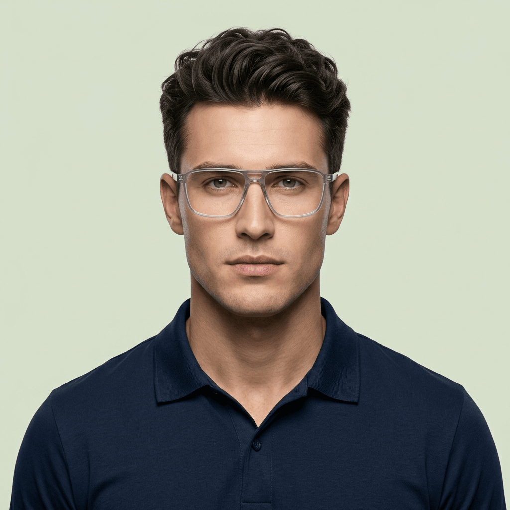 Grey Rectangle Frames for Men