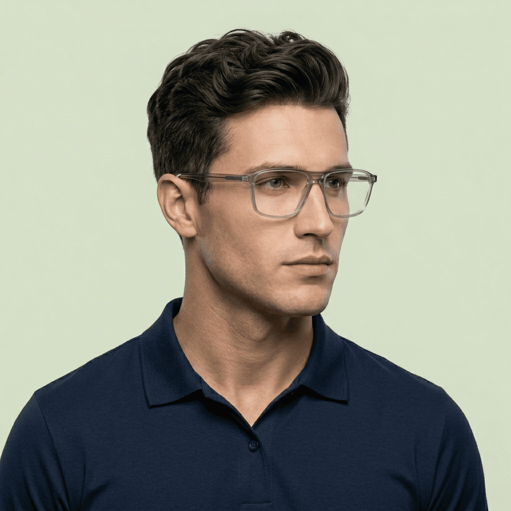 Grey Rectangle Frames for Men