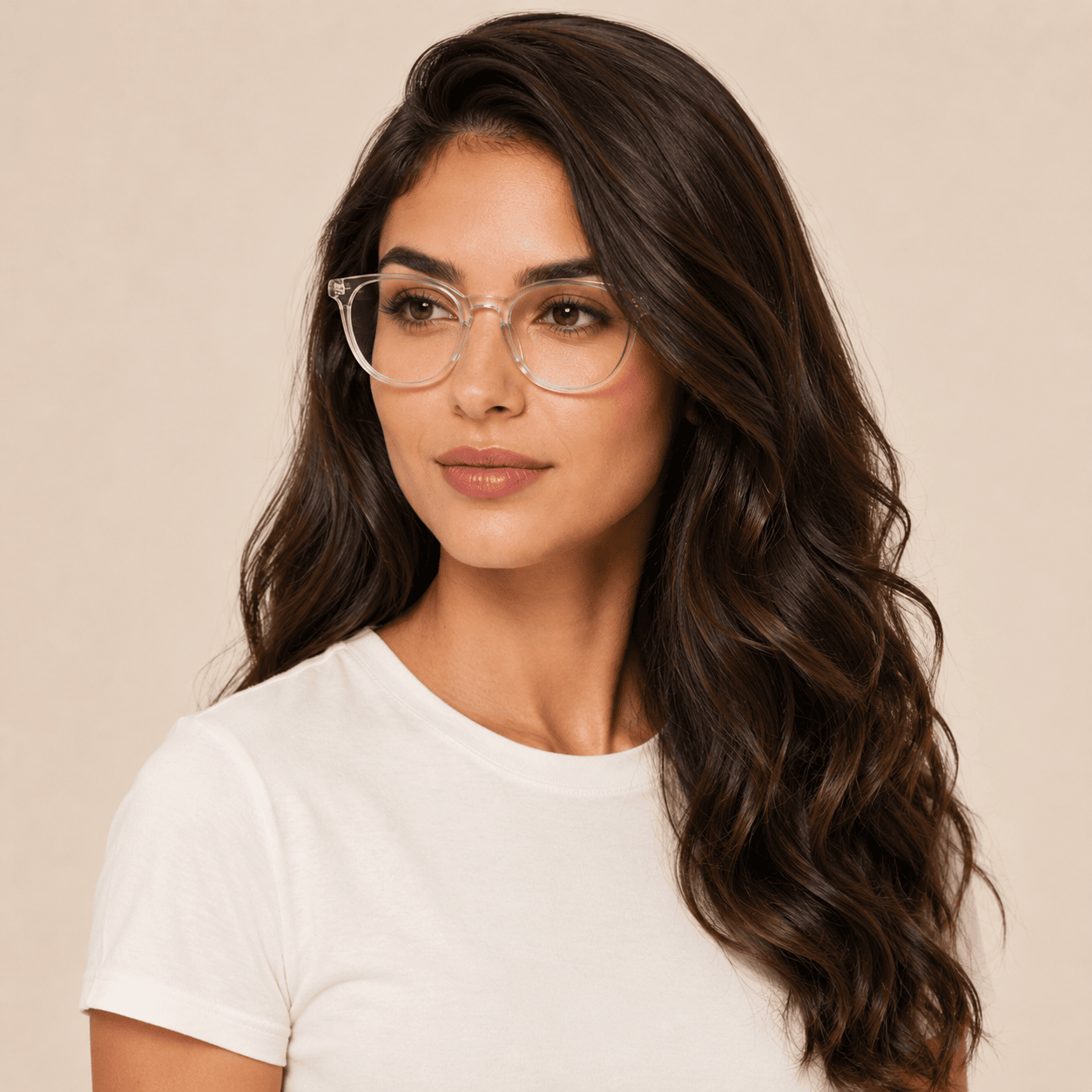 Transparent Rectangle Frames for Women