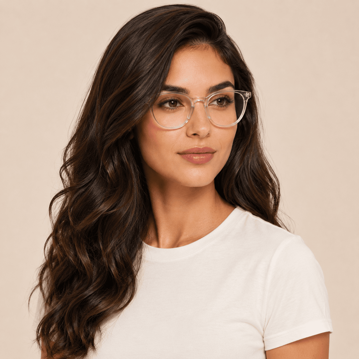 Transparent Rectangle Frames for Women