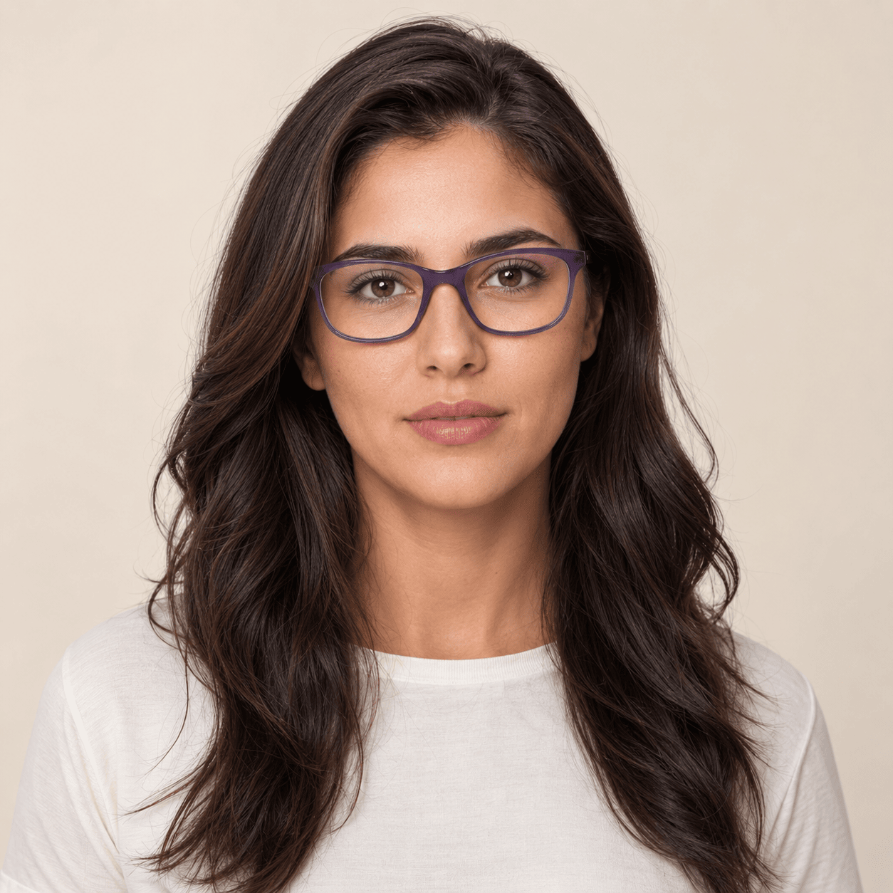 Purple Cat Eye Frames for Women