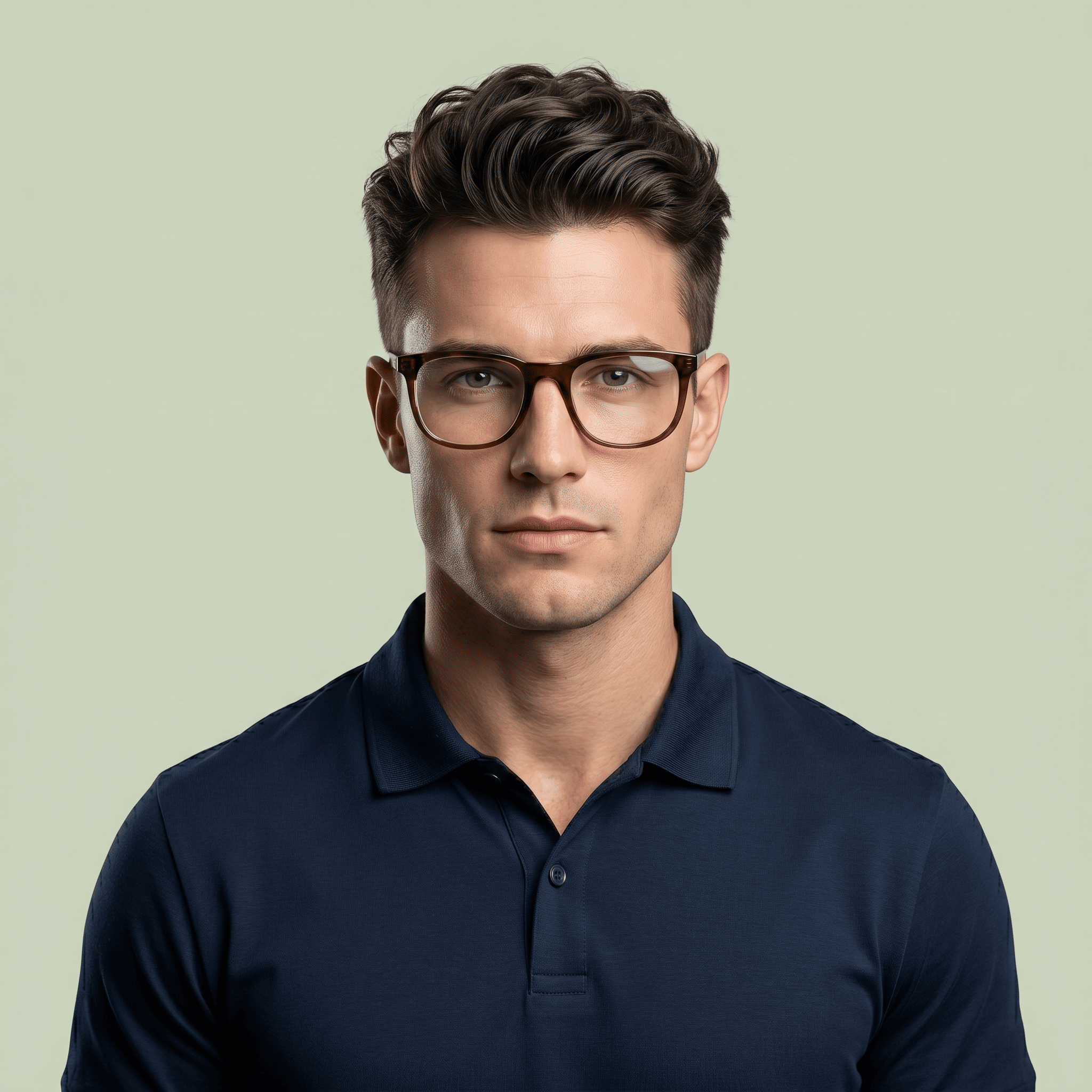Brown Rectangle Frames for Men