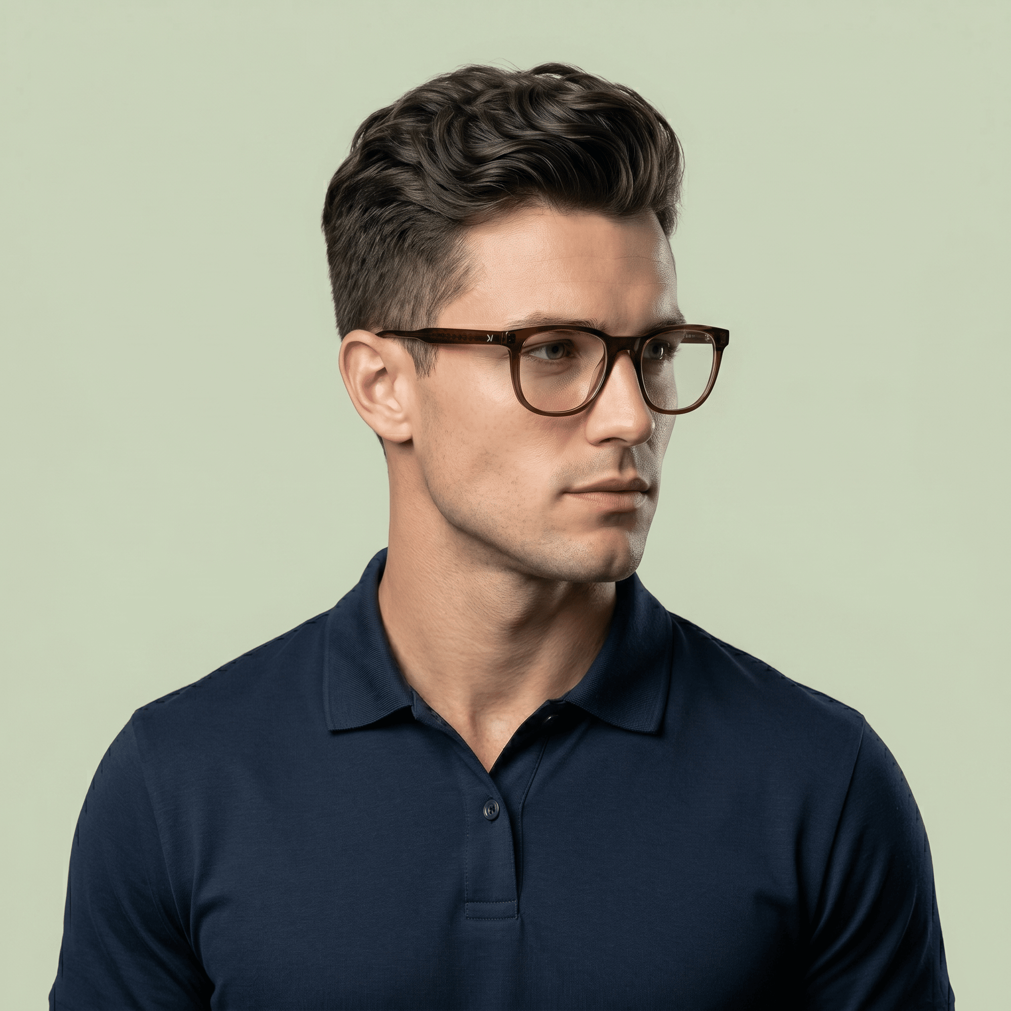 Brown Rectangle Frames for Men