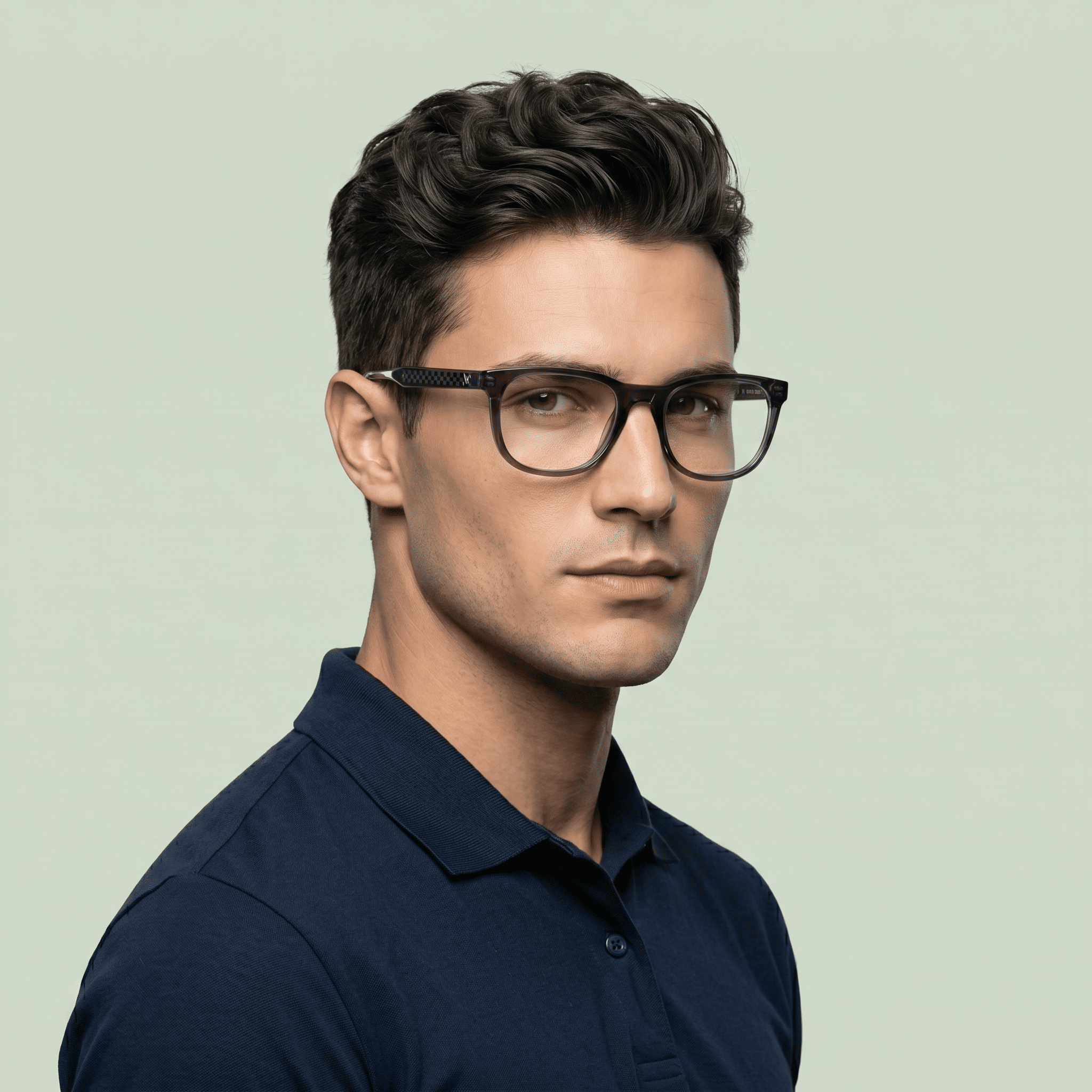 Grey Square Frames for Men