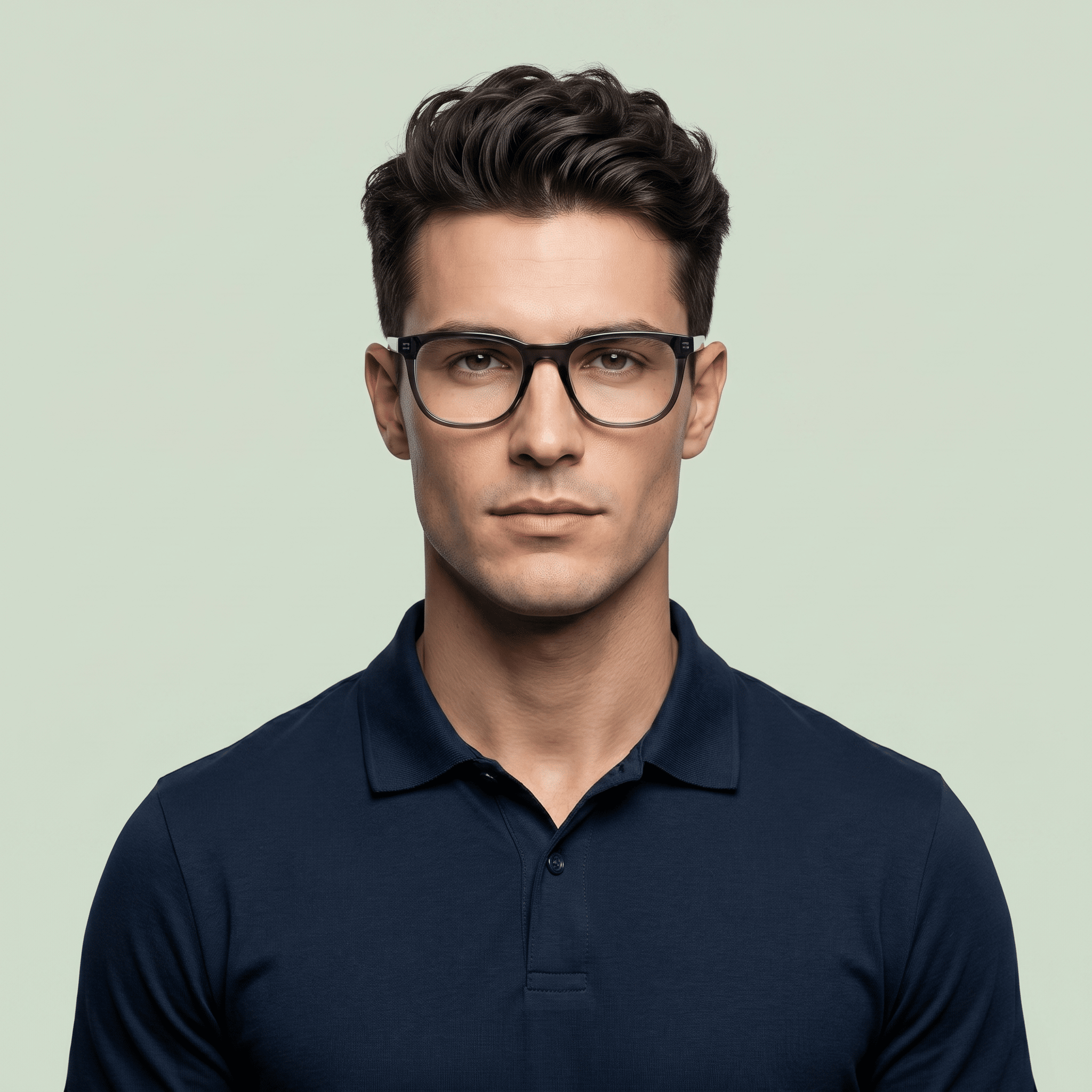 Grey Square Frames for Men