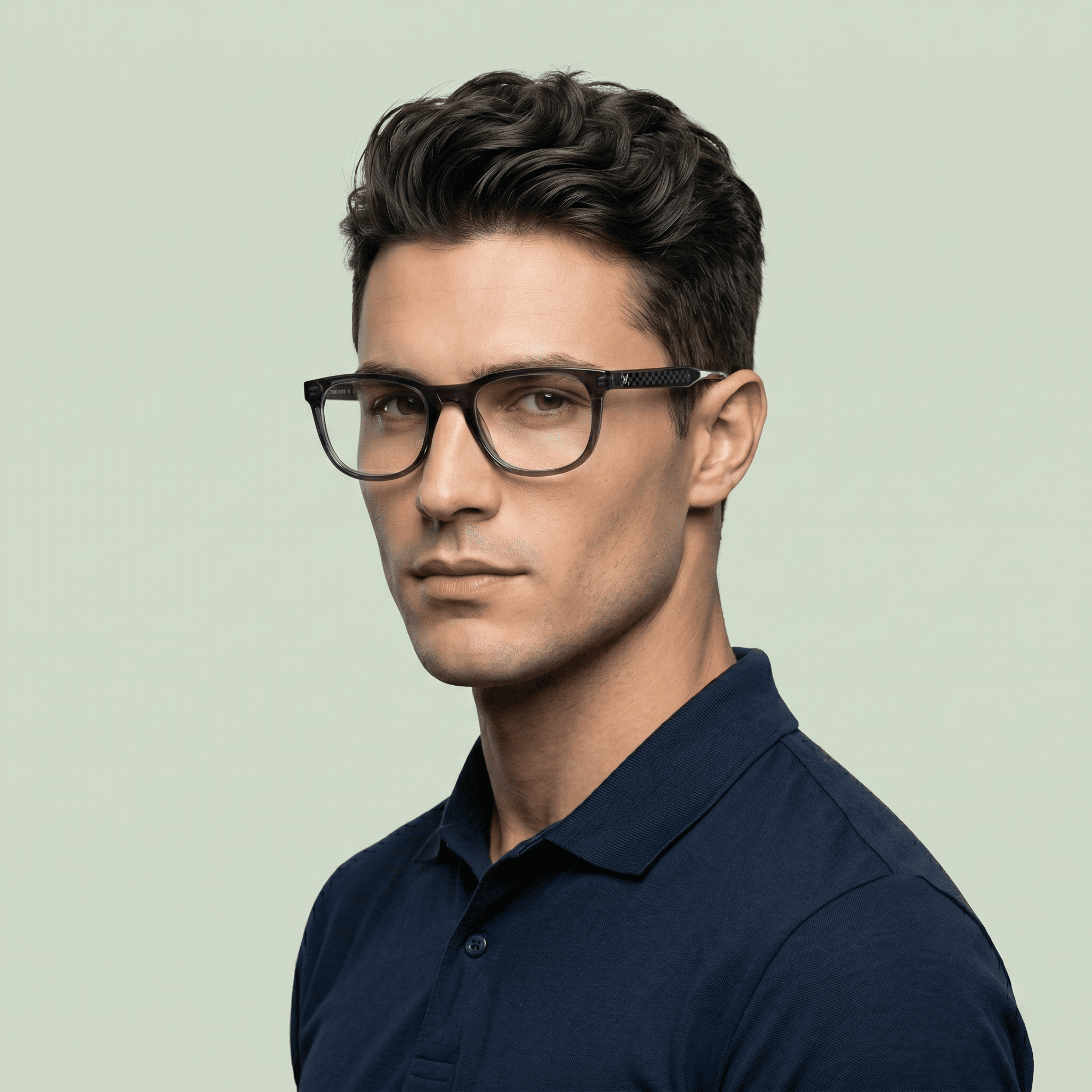 Grey Square Frames for Men