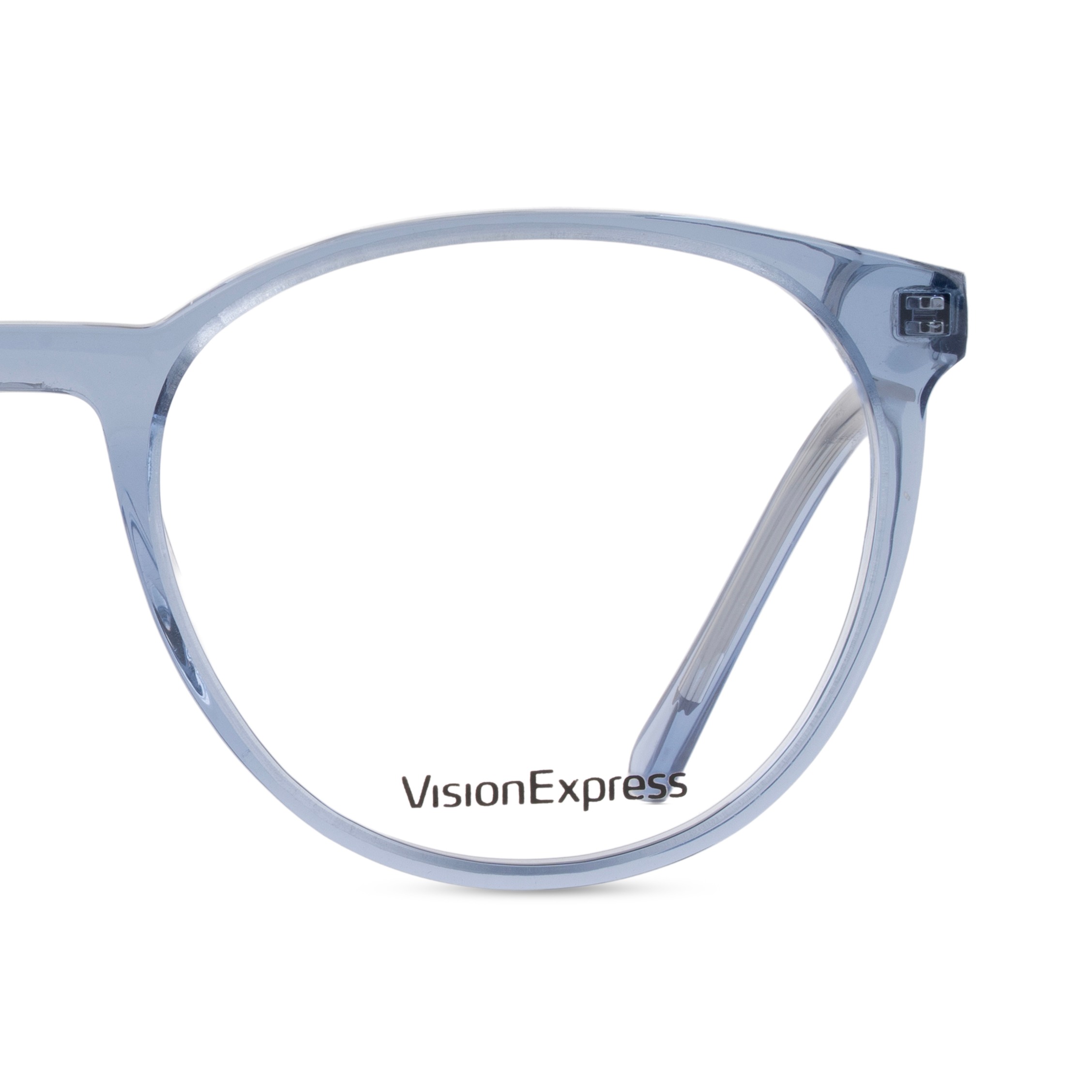 Teal Blue Round Frames for Women