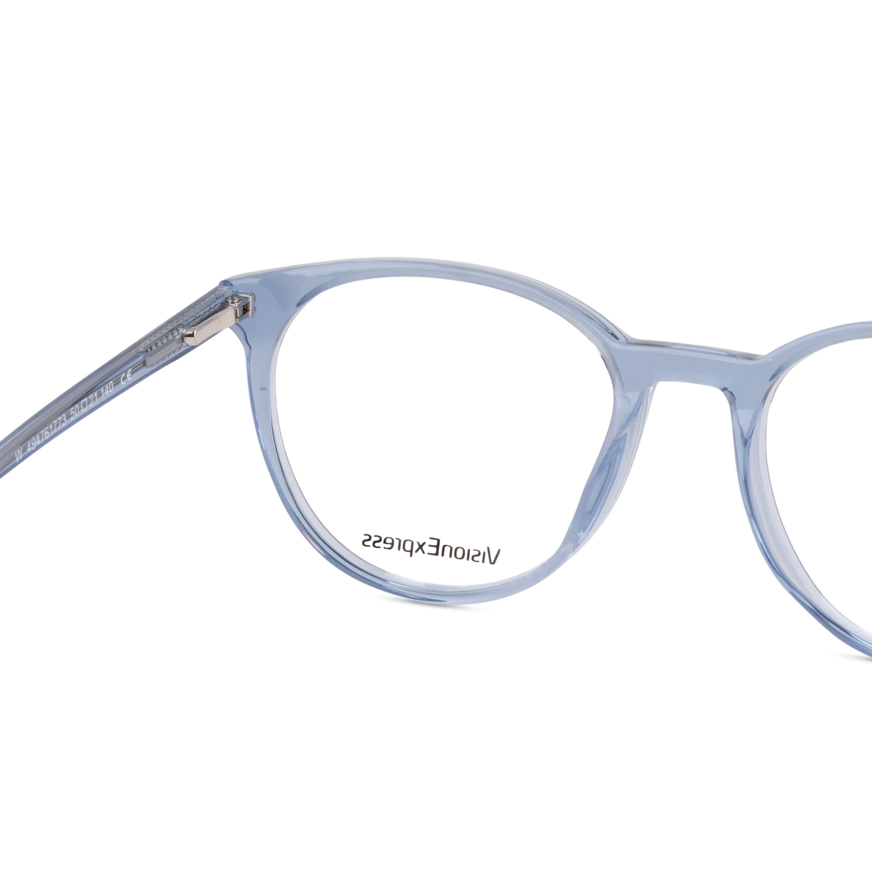 Teal Blue Round Frames for Women