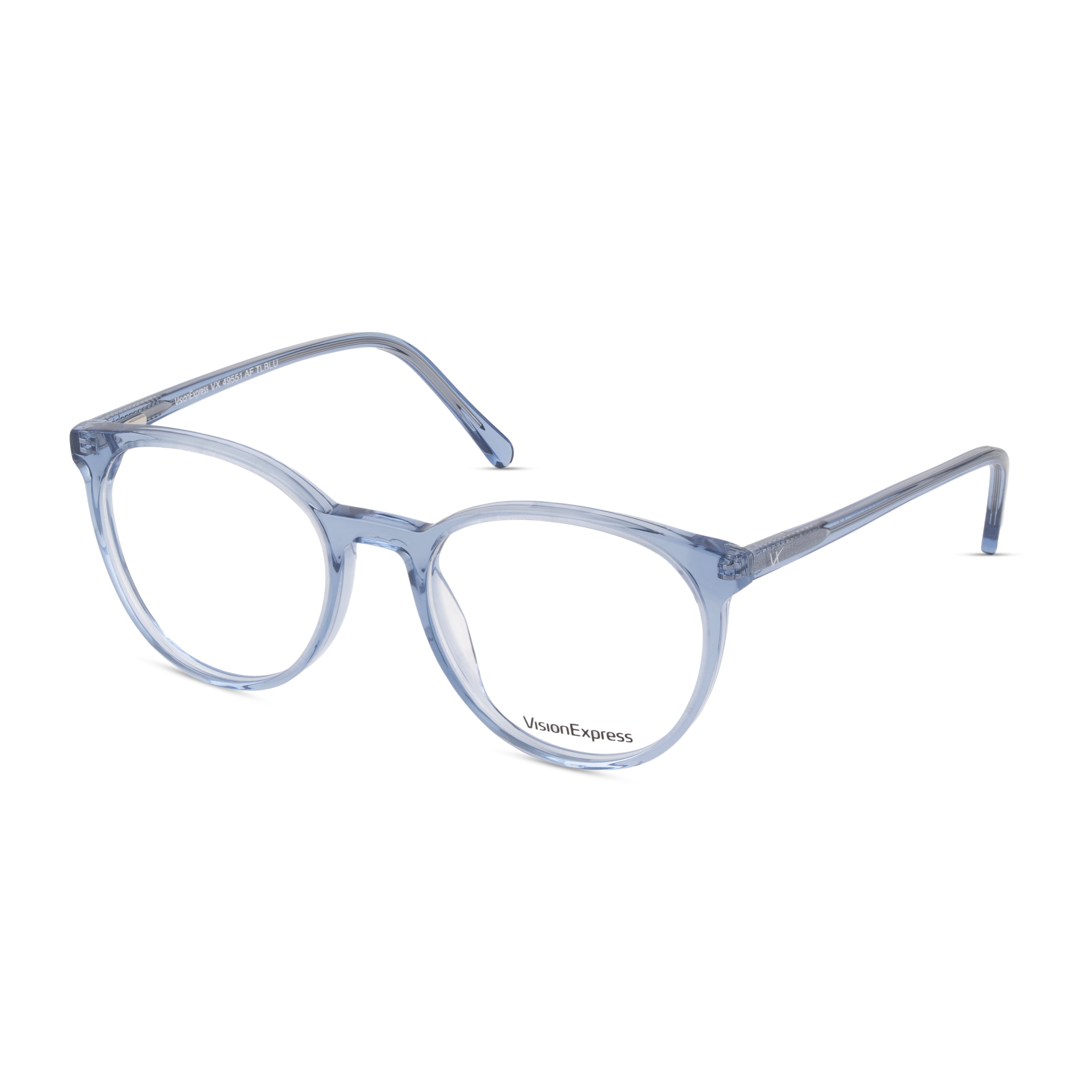 Teal Blue Round Frames for Women