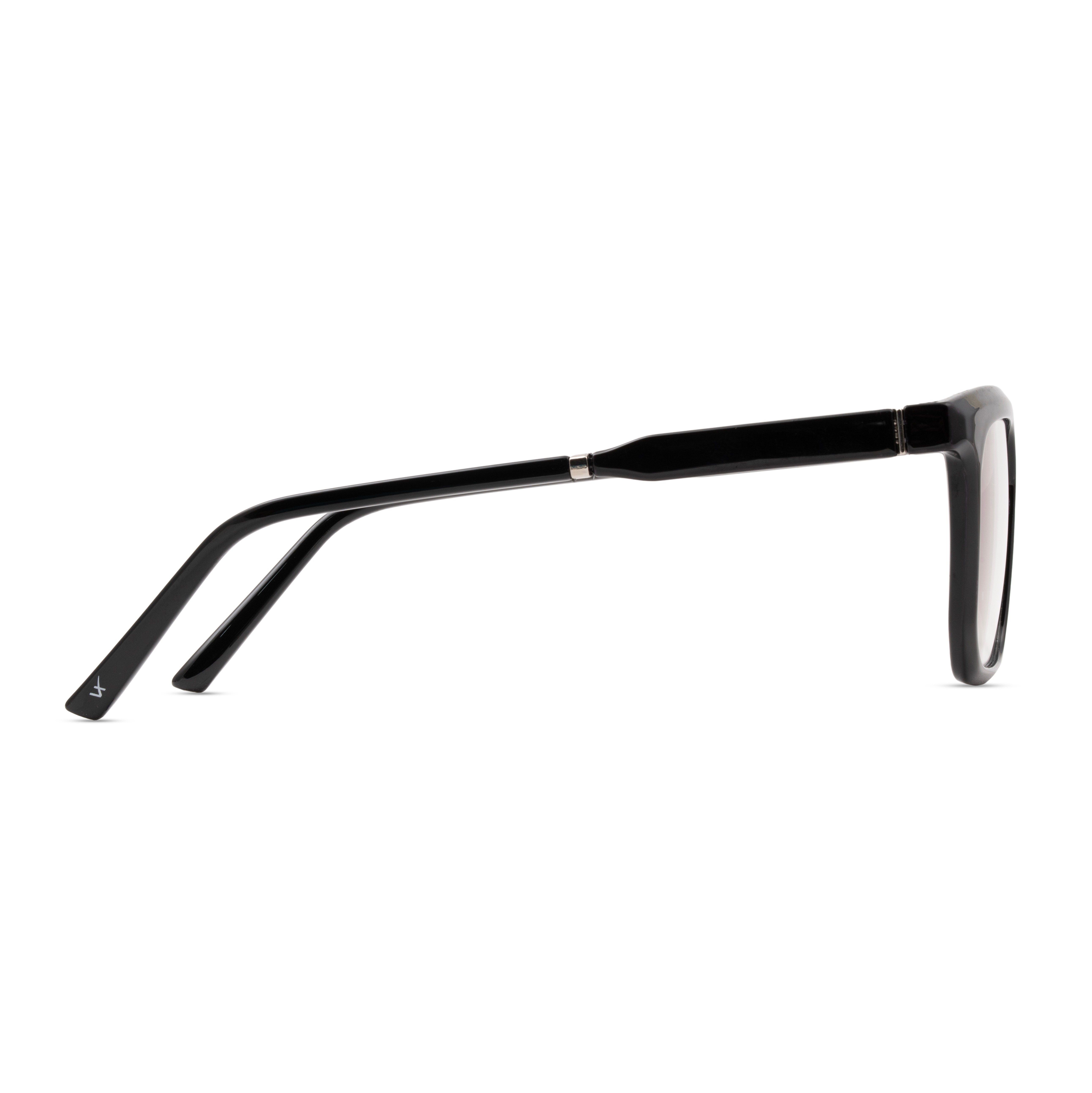 Black Round Computer Glasses for Men