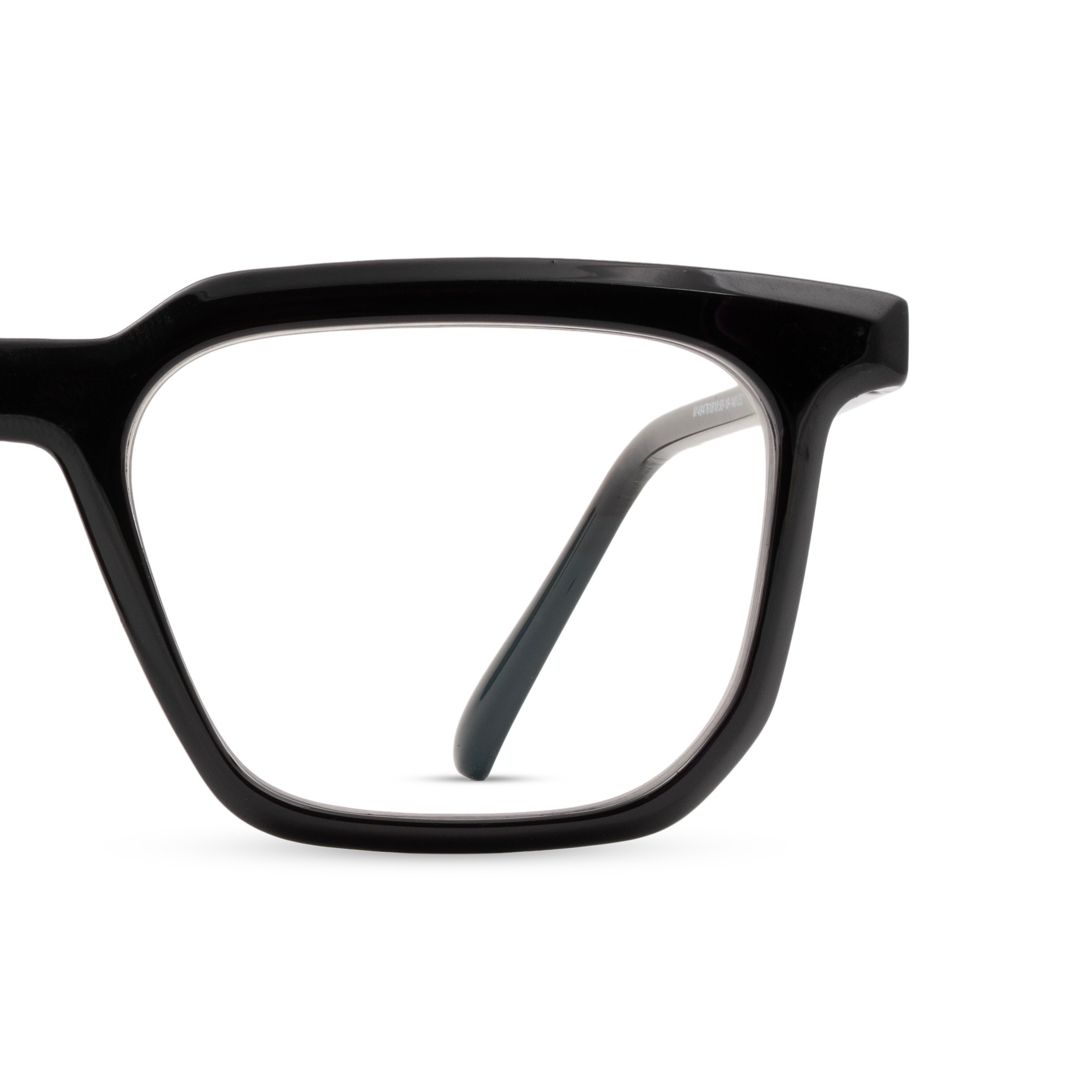 Black Round Computer Glasses for Men