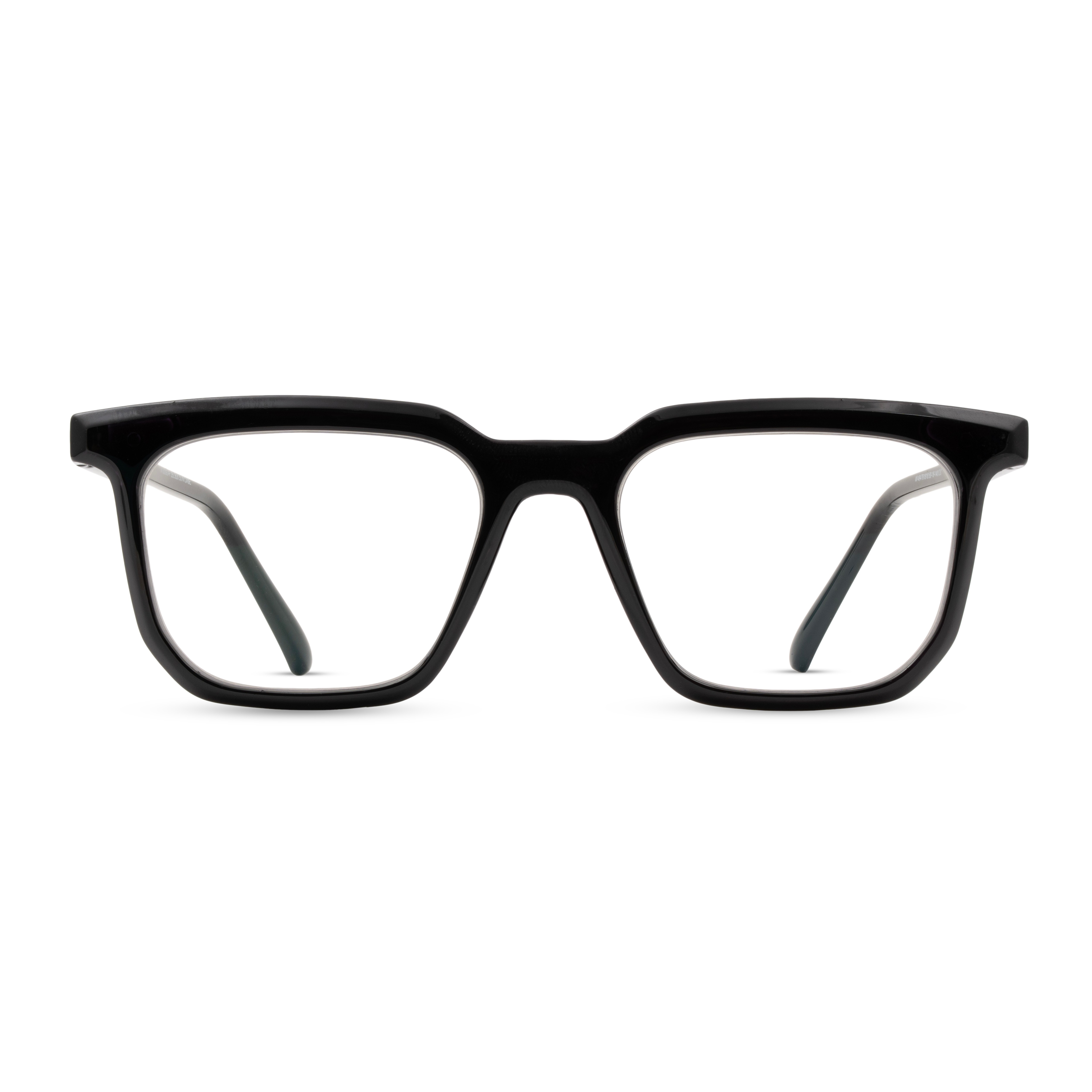 Black Round Computer Glasses for Men