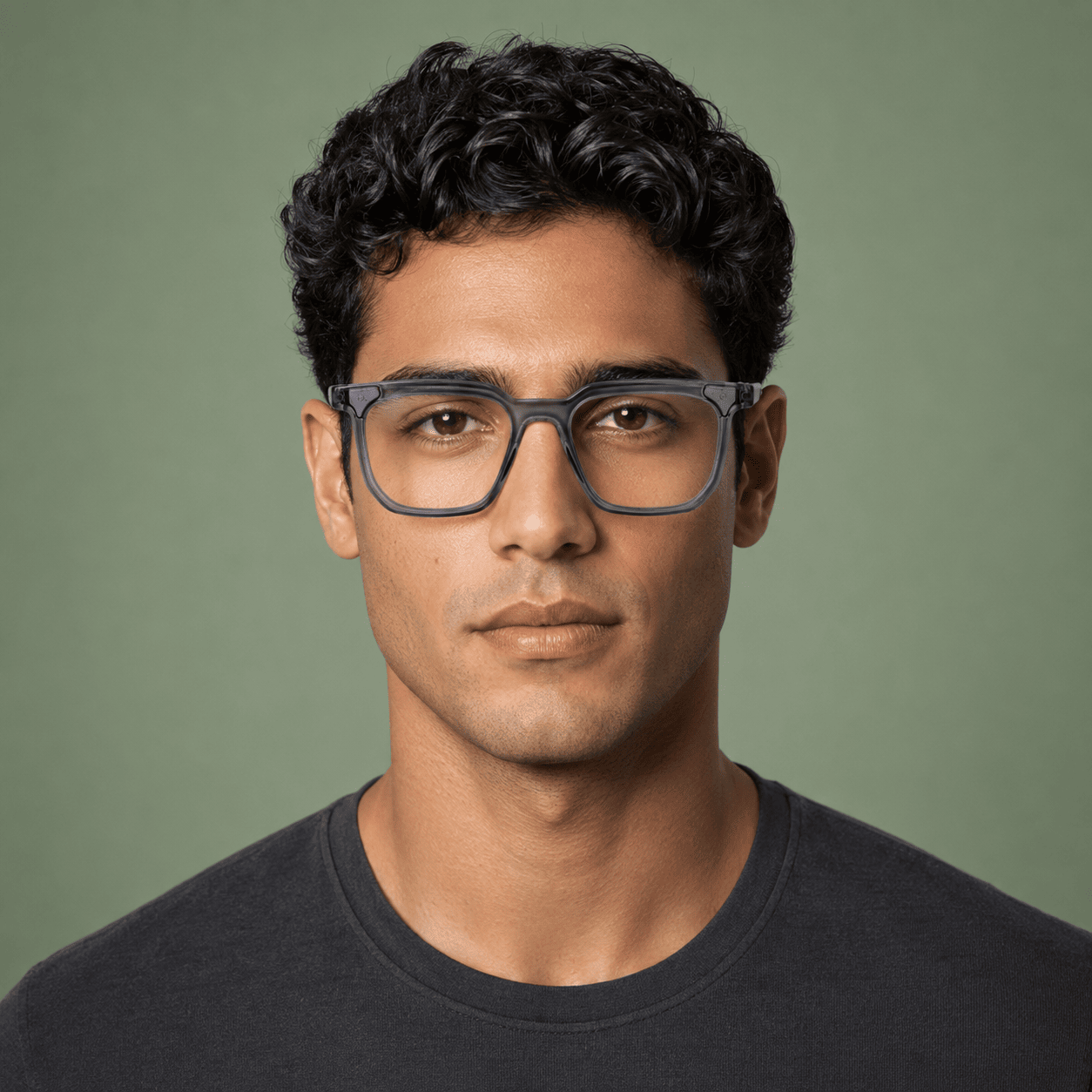 Blue Square Computer Glasses for Men