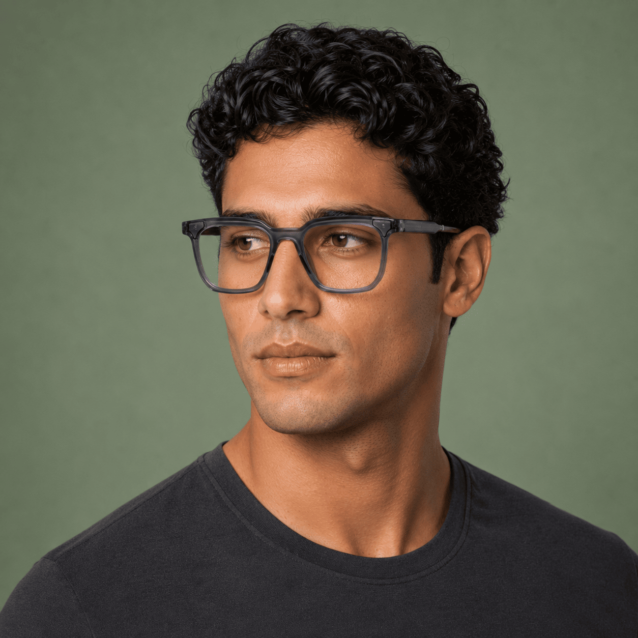 Blue Square Computer Glasses for Men