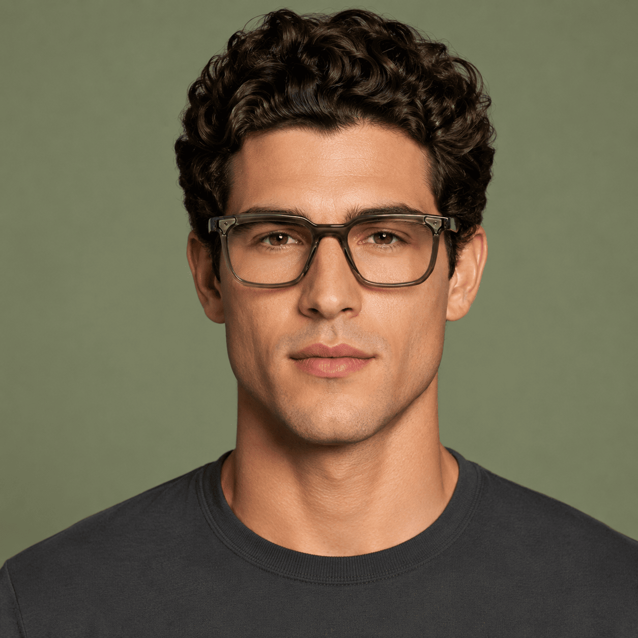 Olive Square Computer Glasses for Men