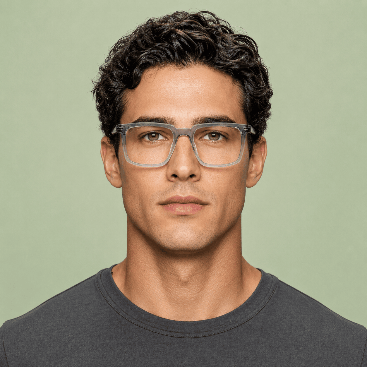 Blue Square Computer Glasses for Men