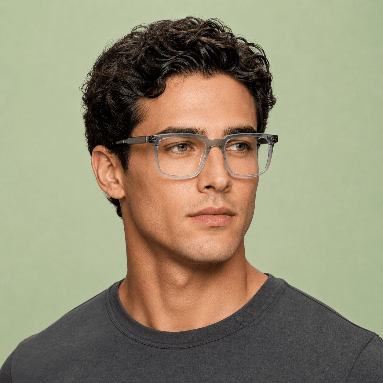 Blue Square Computer Glasses for Men