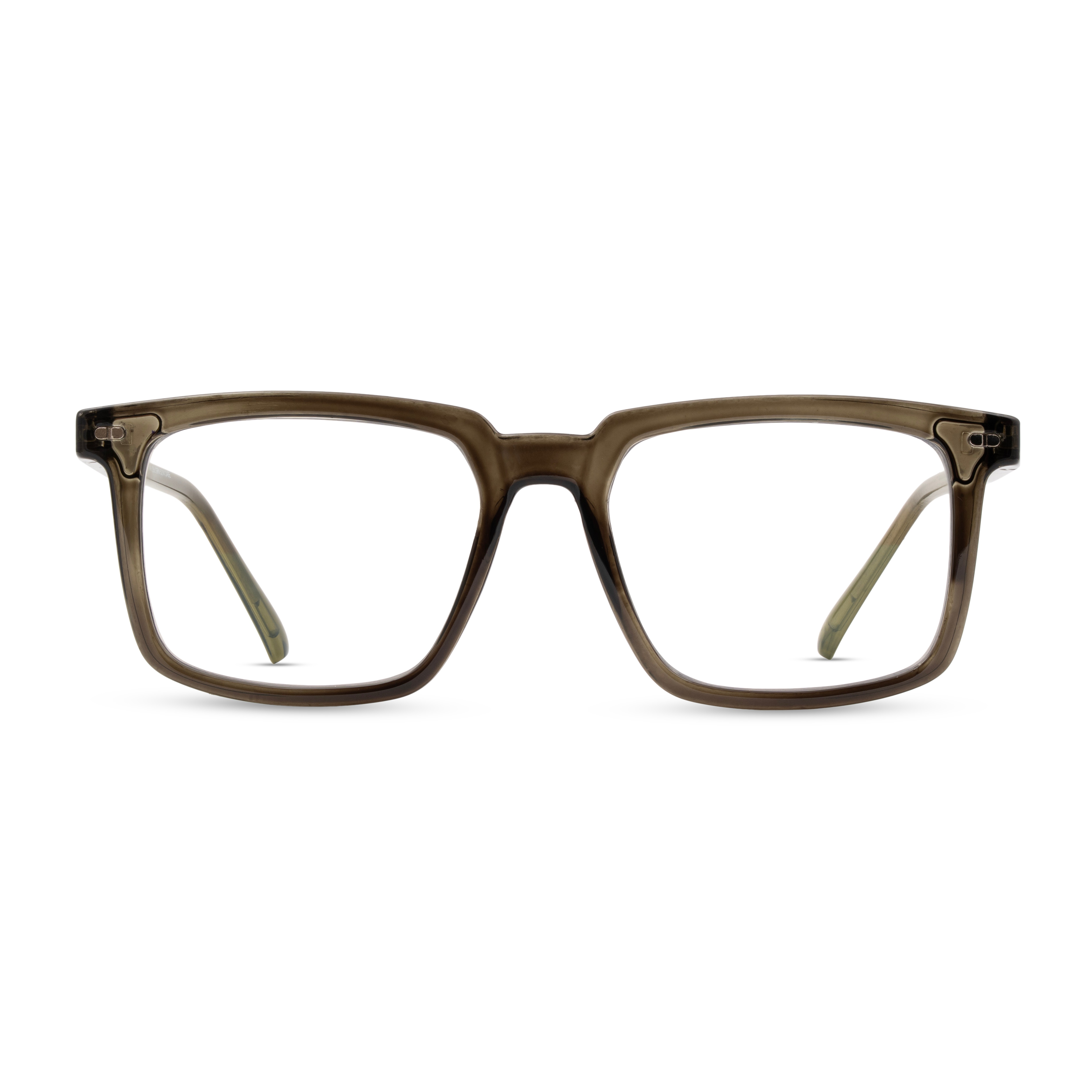 Green Square Computer Glasses for Men