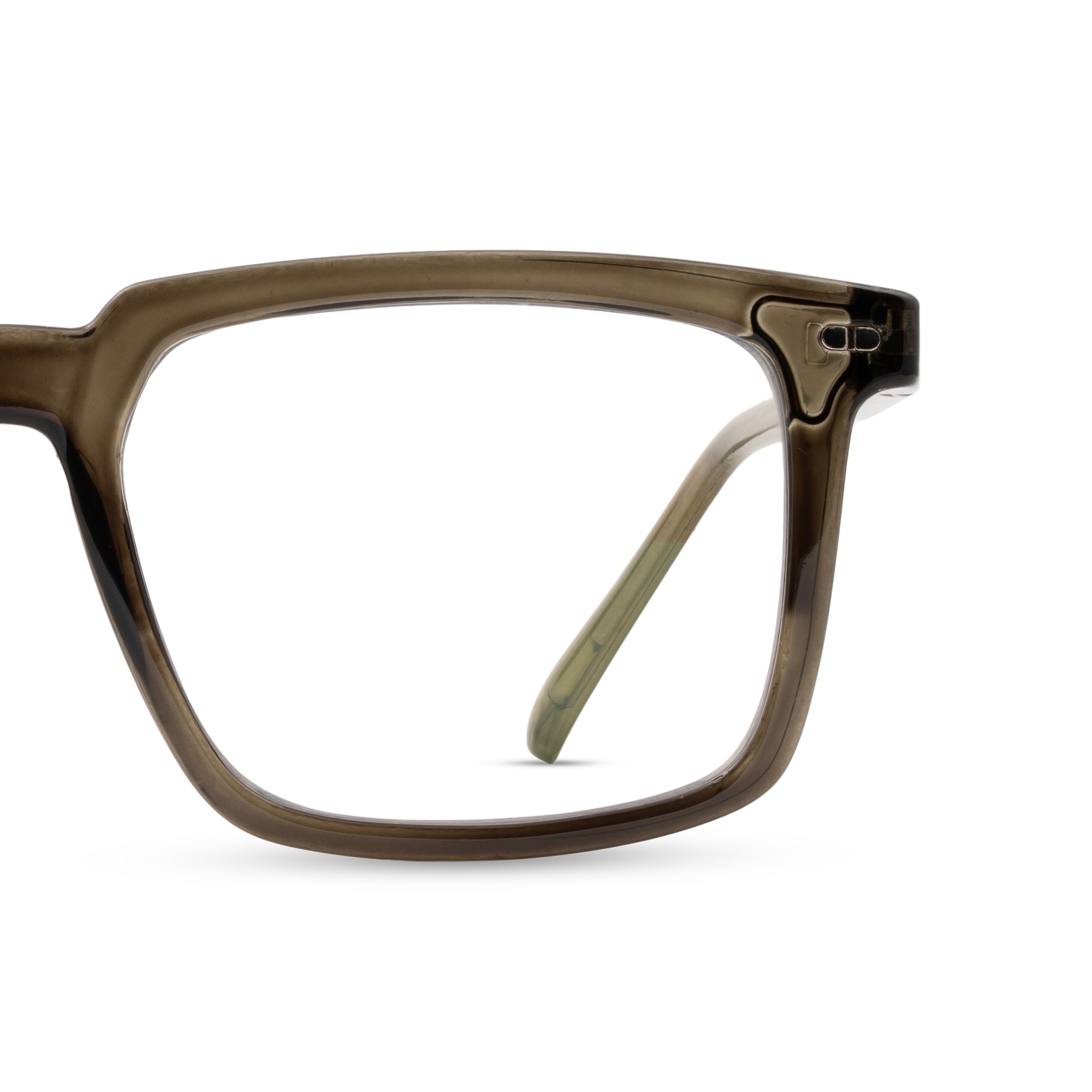 Green Square Computer Glasses for Men