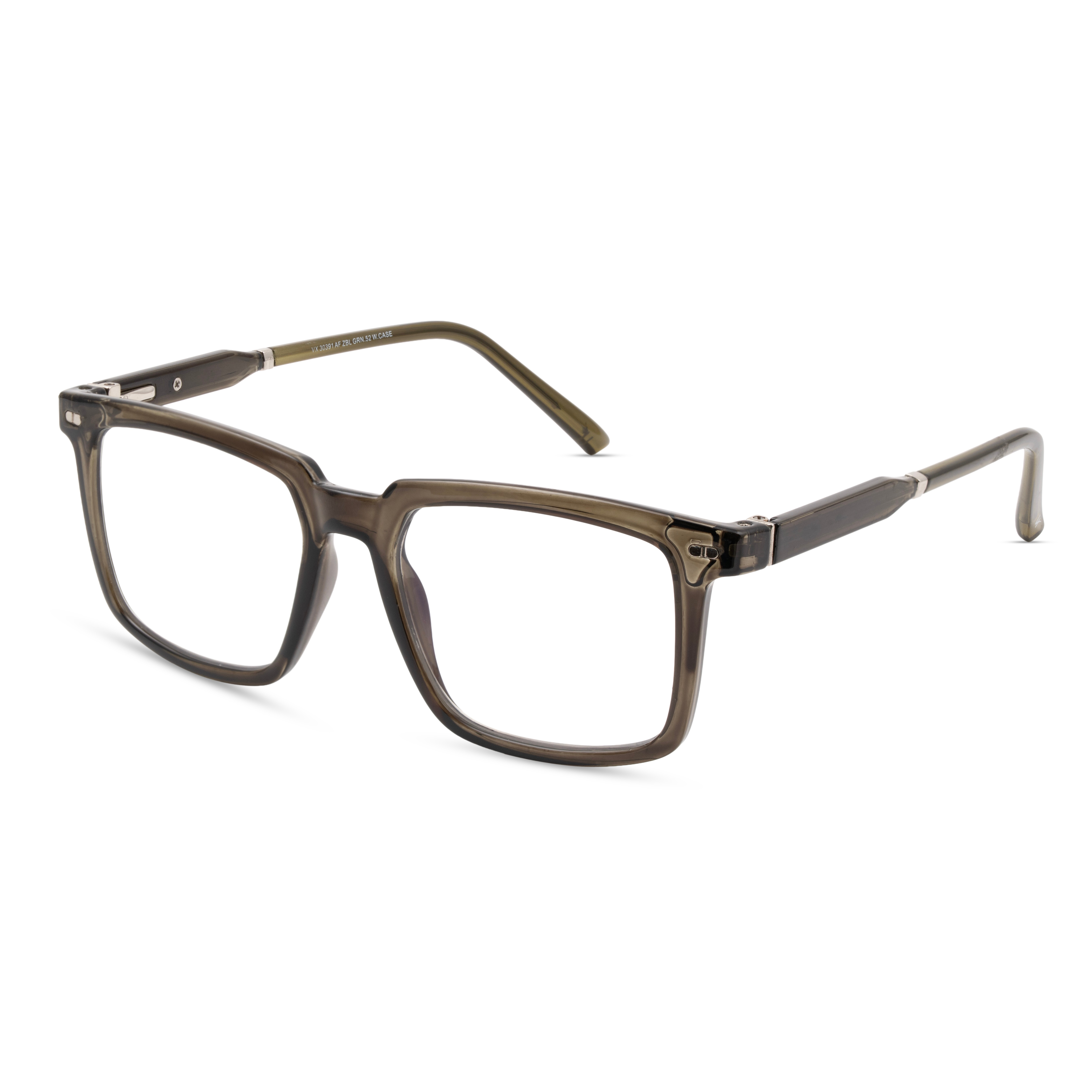 Green Square Computer Glasses for Men