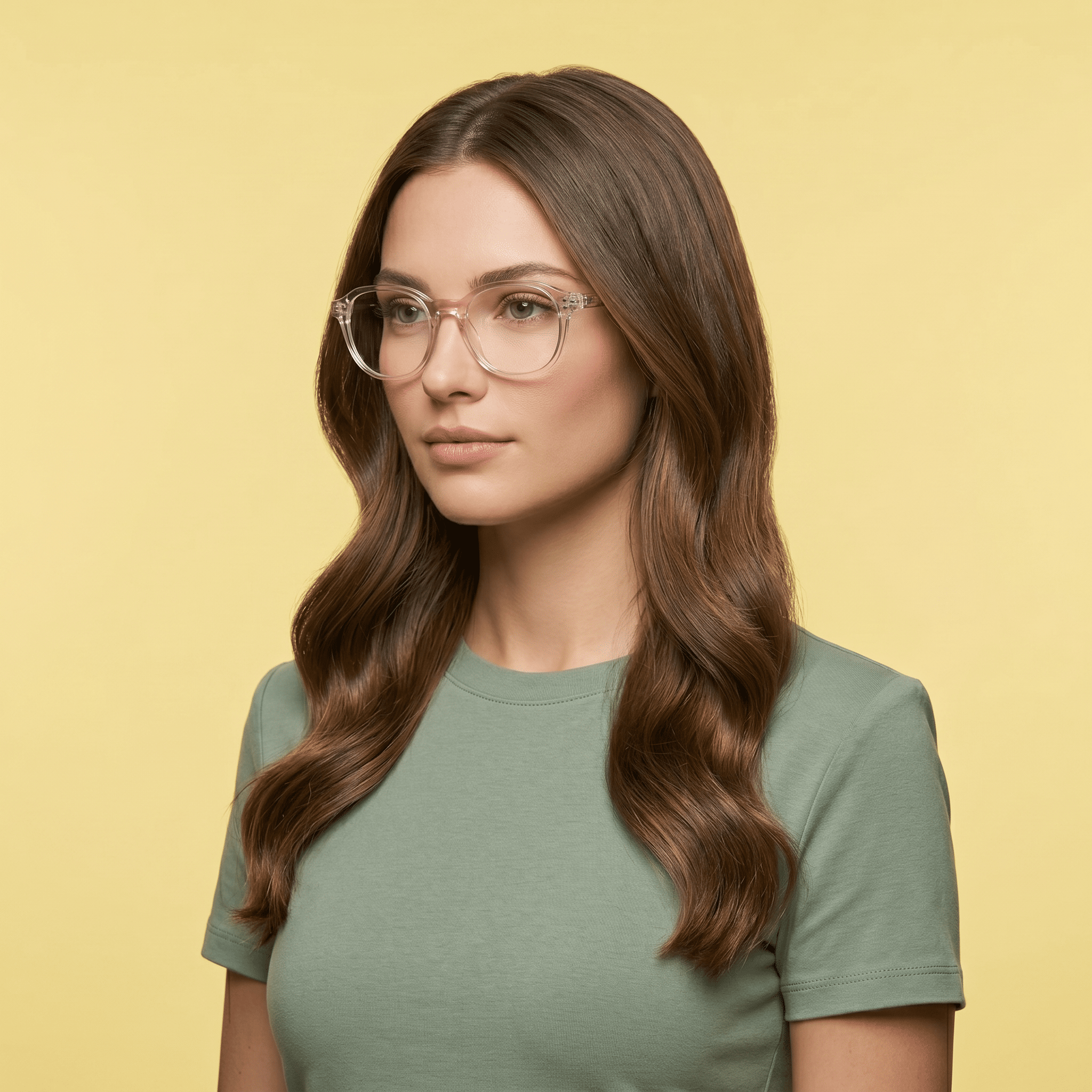 Pink Square Computer Glasses for Unisex