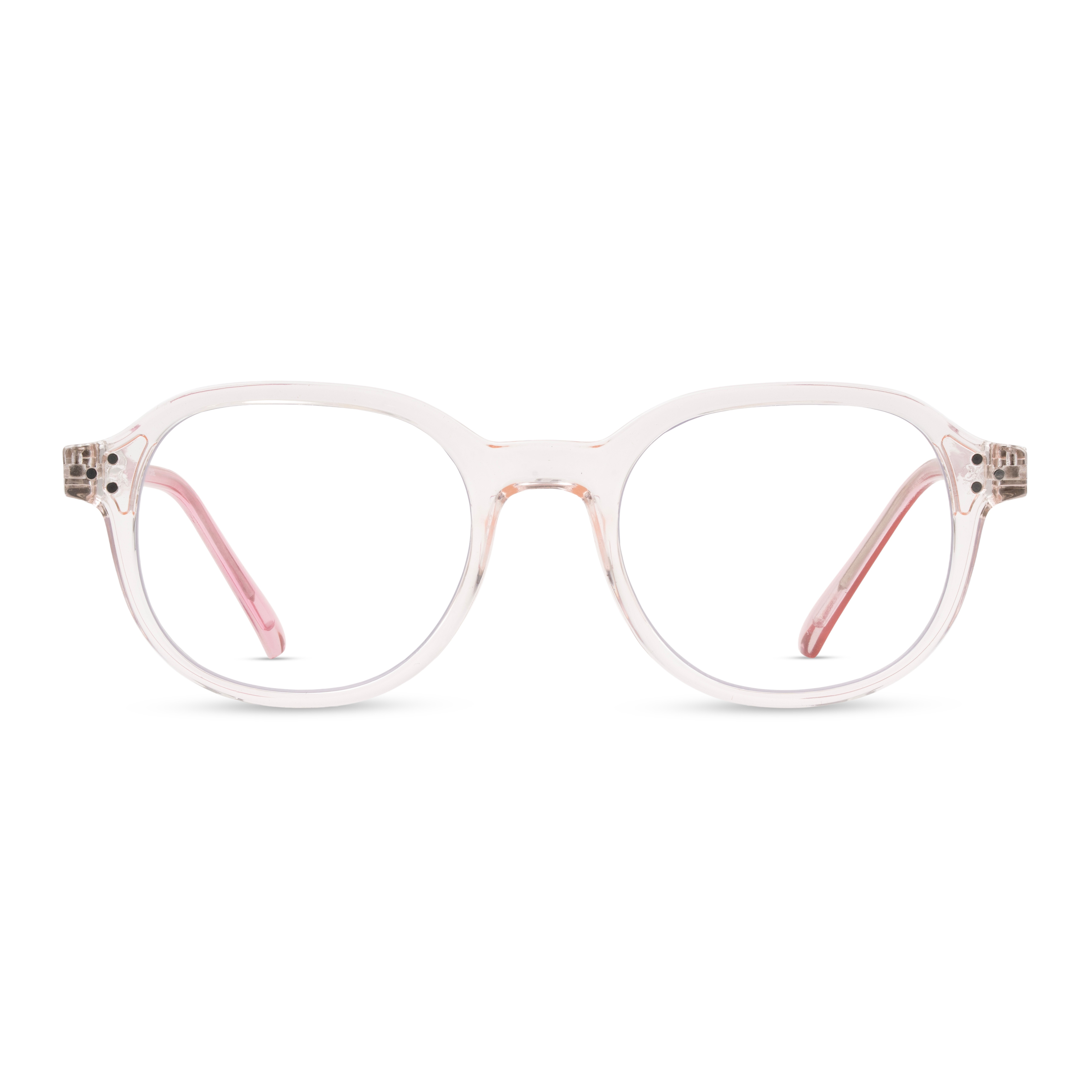 Pink Square Computer Glasses for Unisex