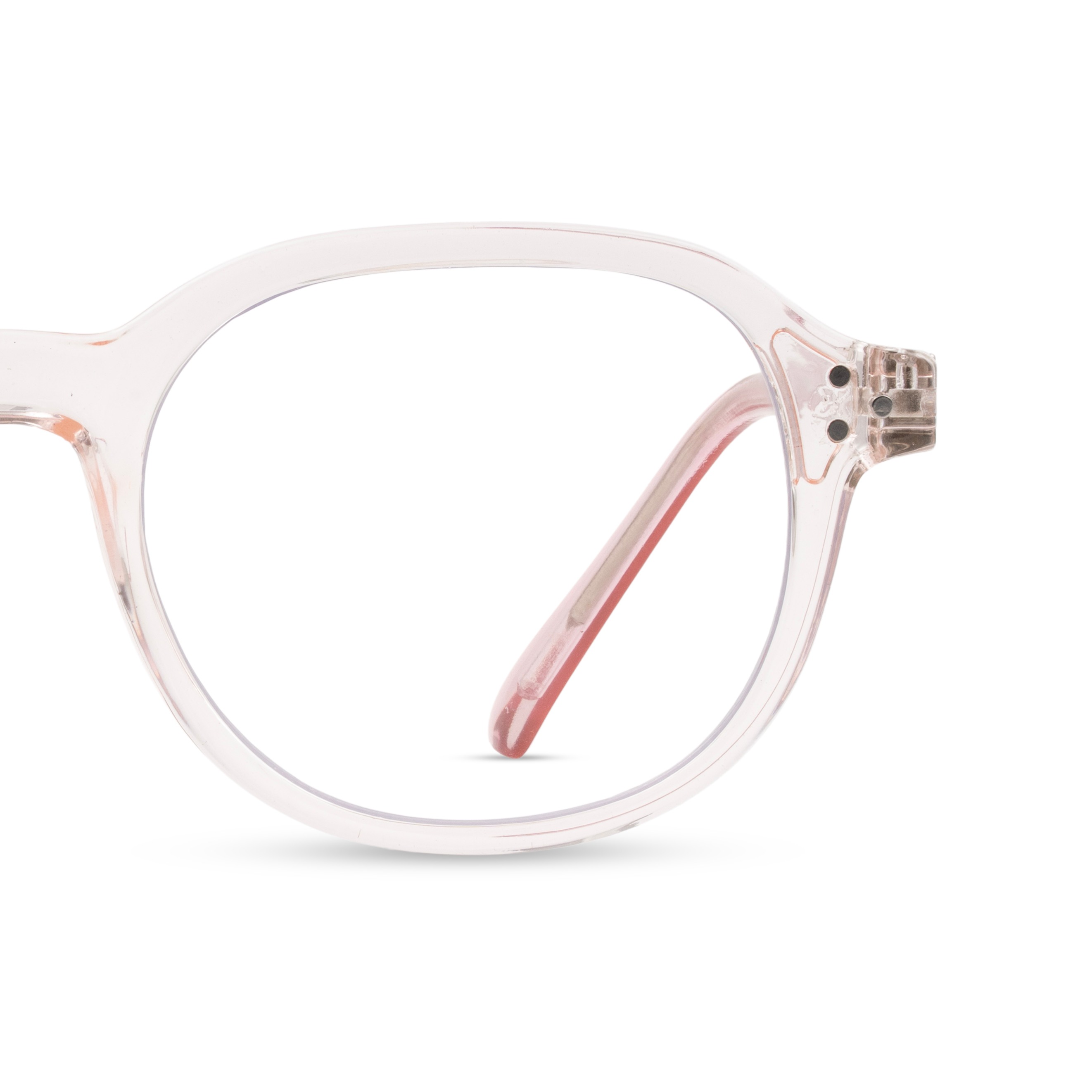 Pink Square Computer Glasses for Unisex