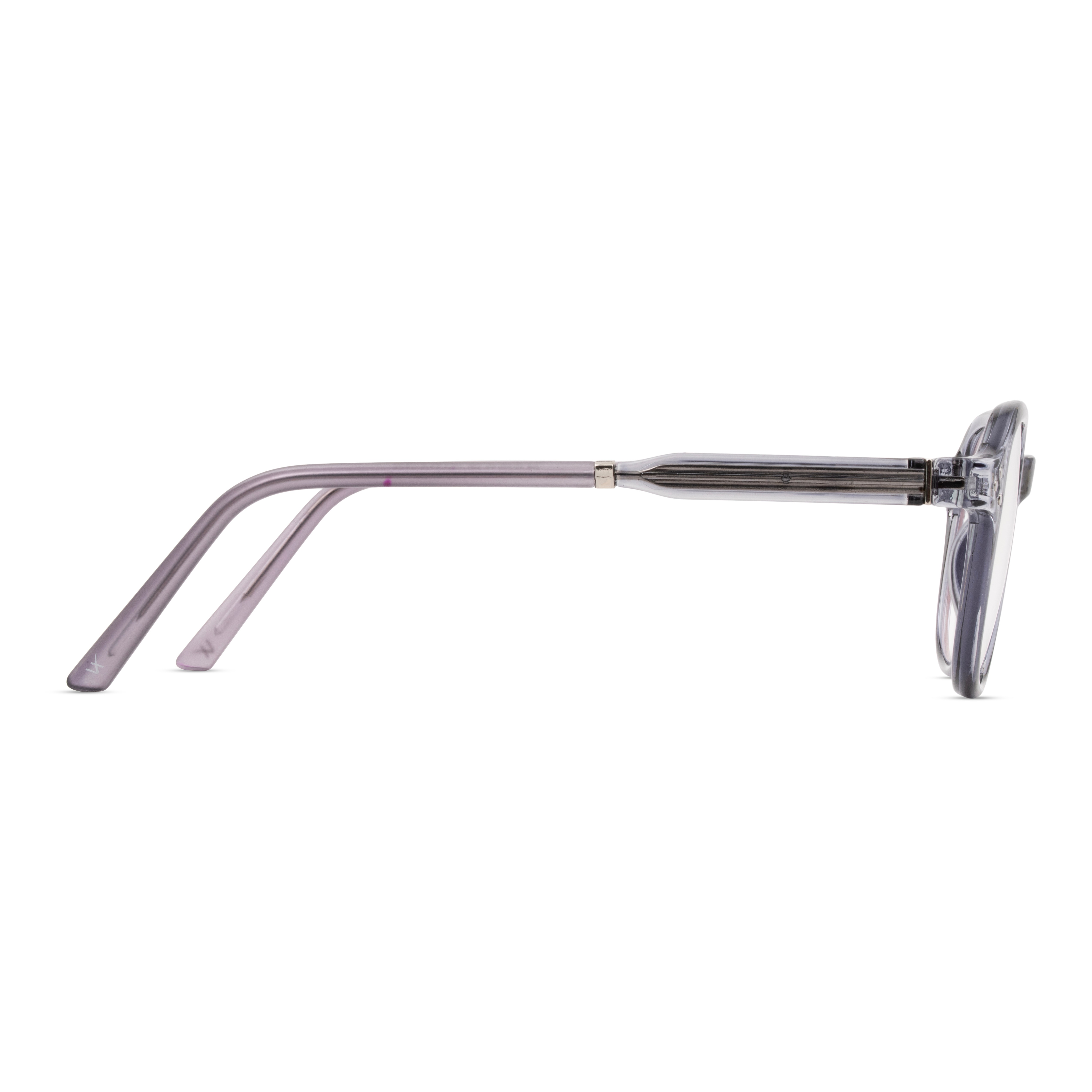 Grey Round Computer Glasses for Unisex