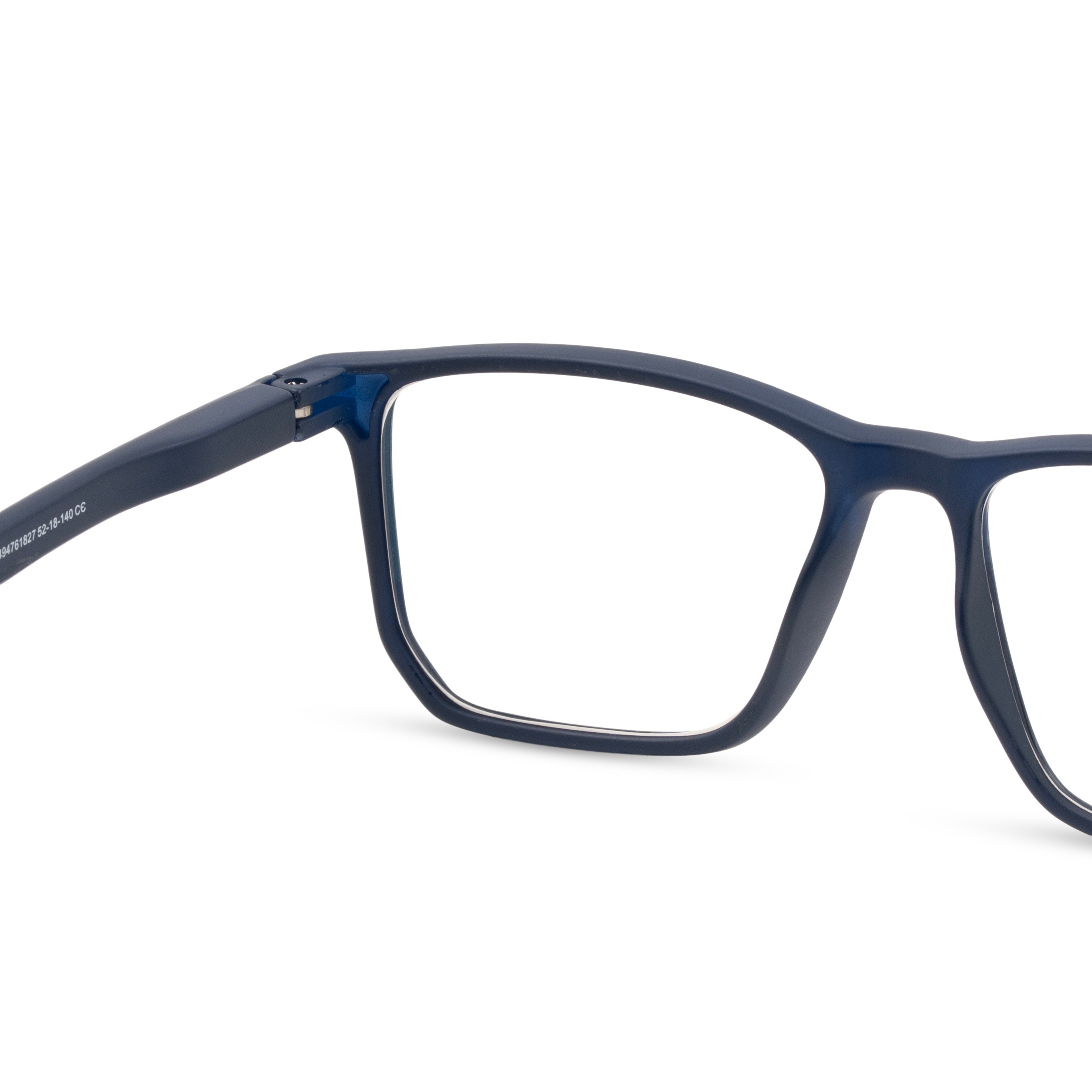 Blue Round Computer Glasses for Men